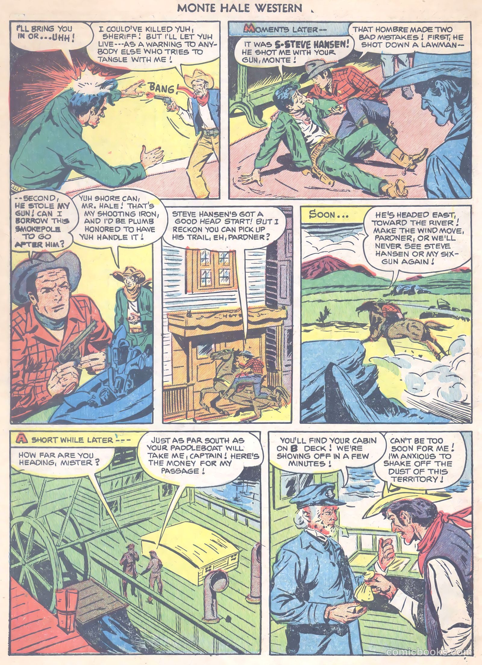 Monte Hale Western #75 (1952) — page 30 of 36