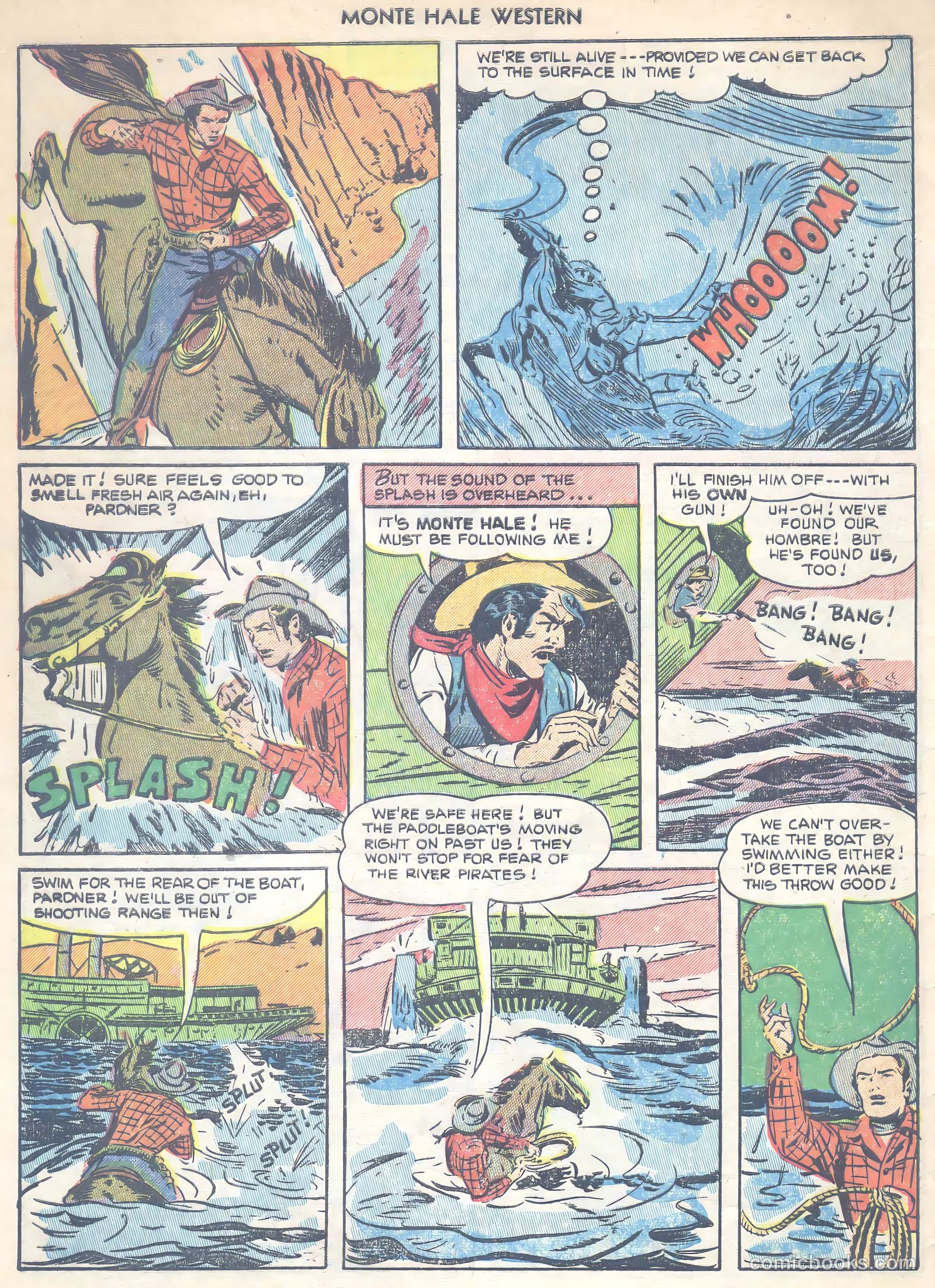 Monte Hale Western #75 (1952) — page 32 of 36