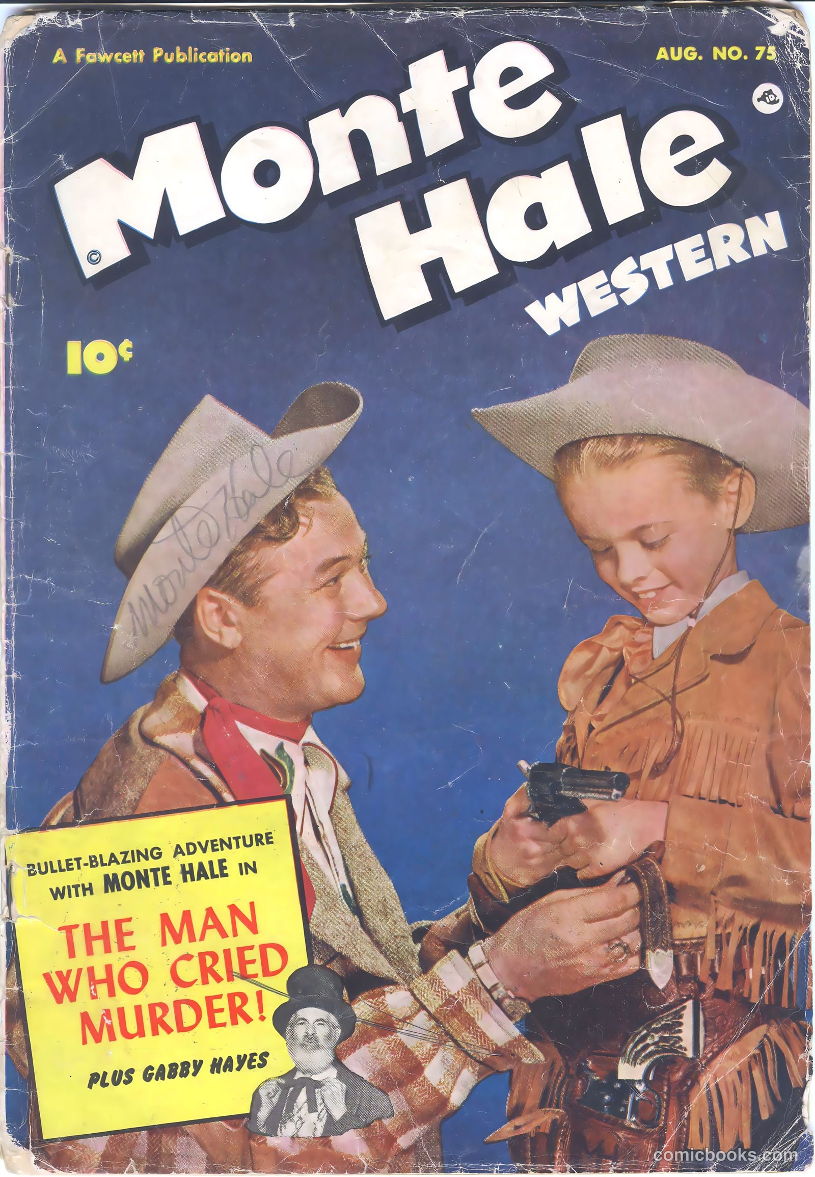 Monte Hale Western #75 cover
