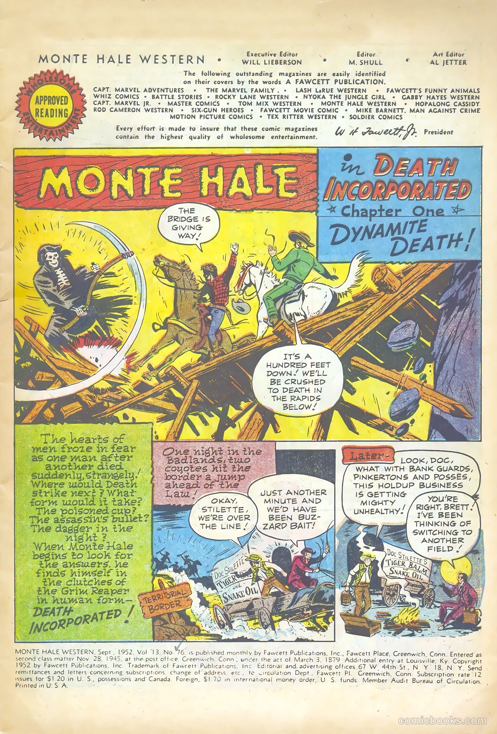 Monte Hale Western #76 (1952) — page 3 of 36
