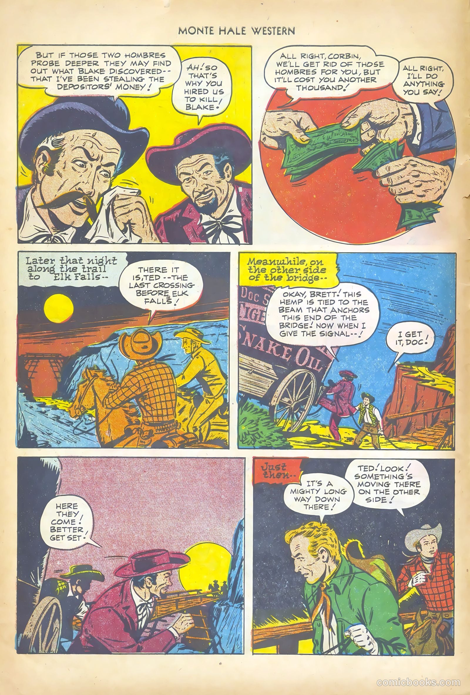 Monte Hale Western #76 (1952) — page 6 of 36