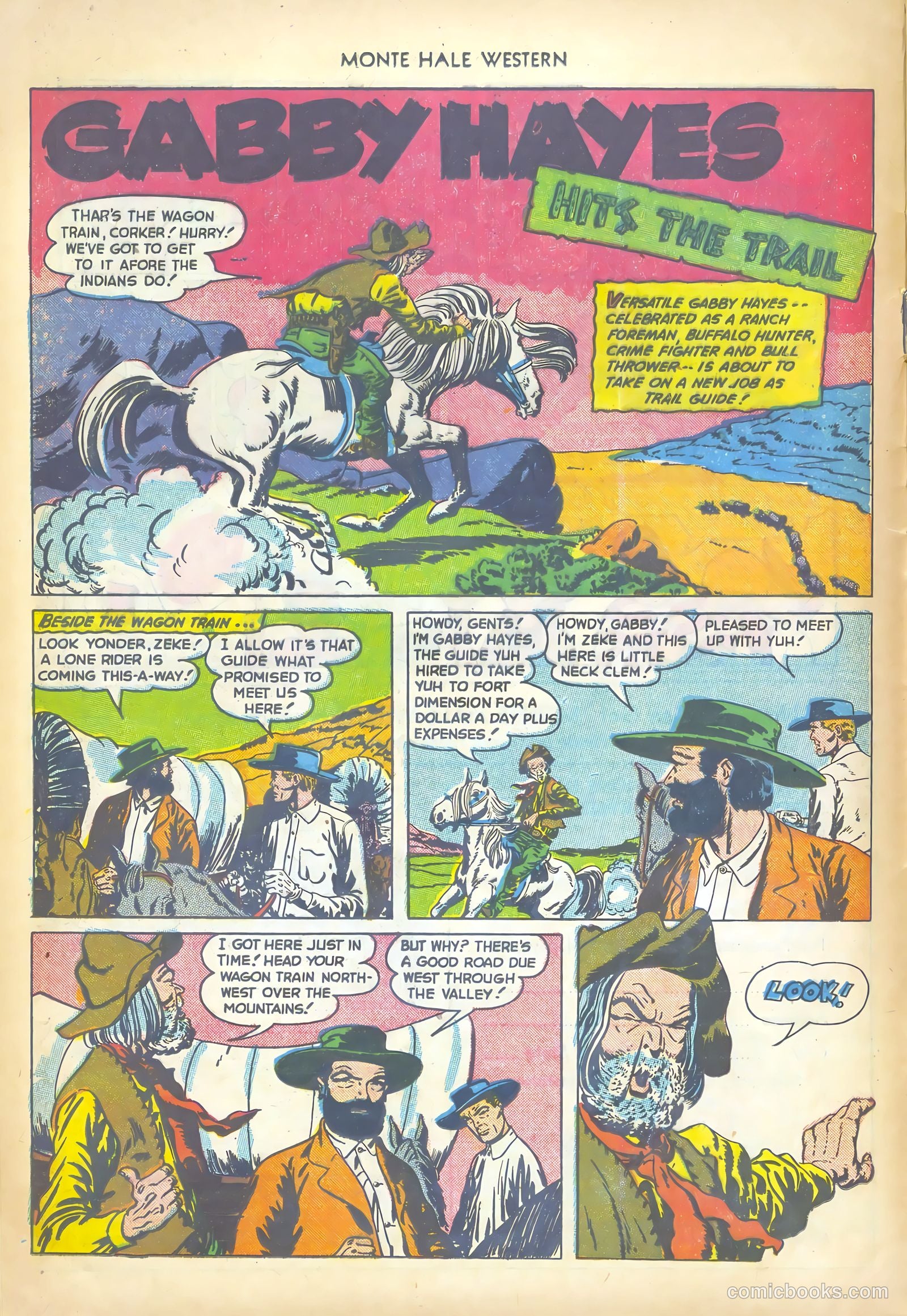 Monte Hale Western #76 (1952) — page 12 of 36