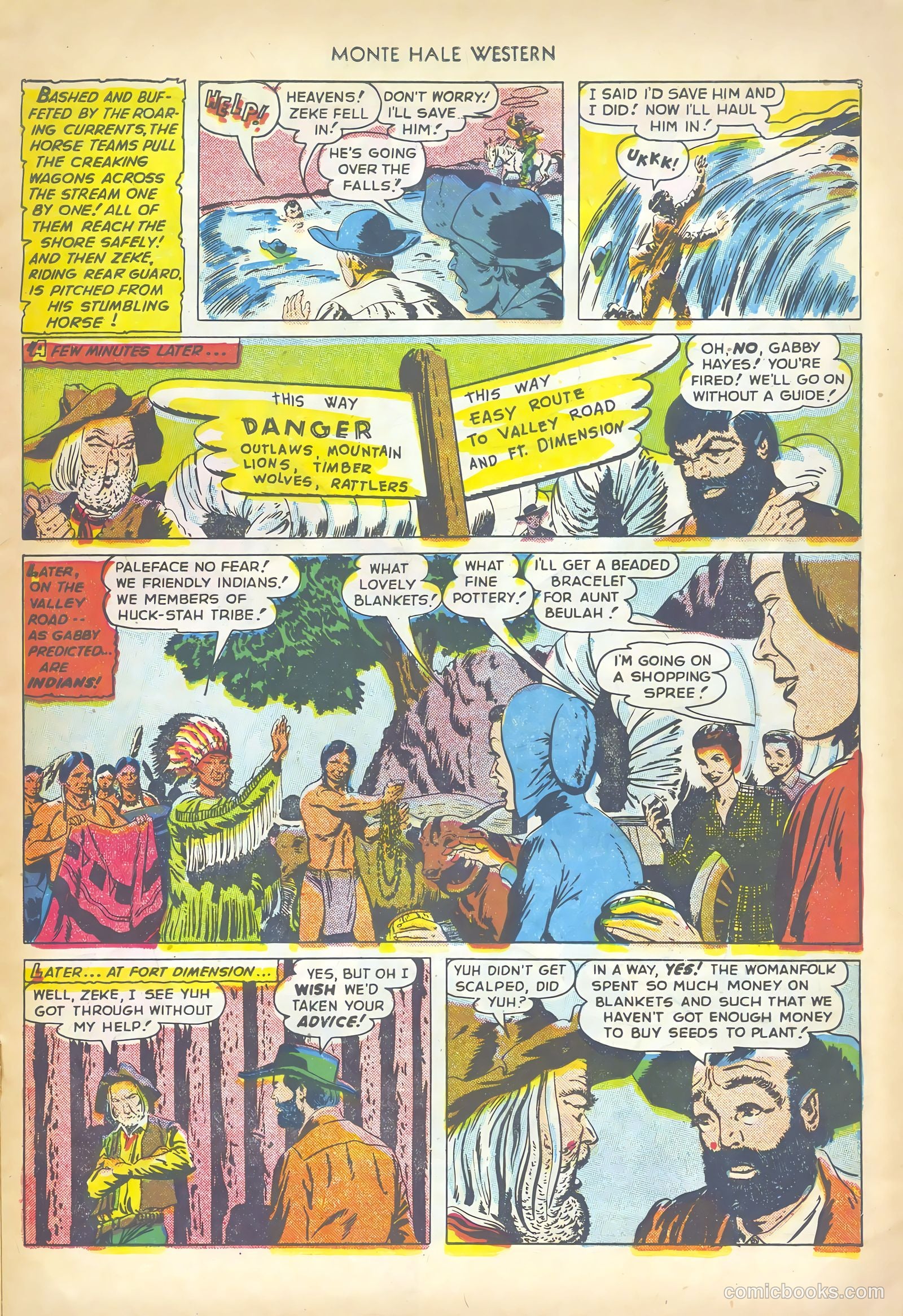 Monte Hale Western #76 (1952) — page 15 of 36