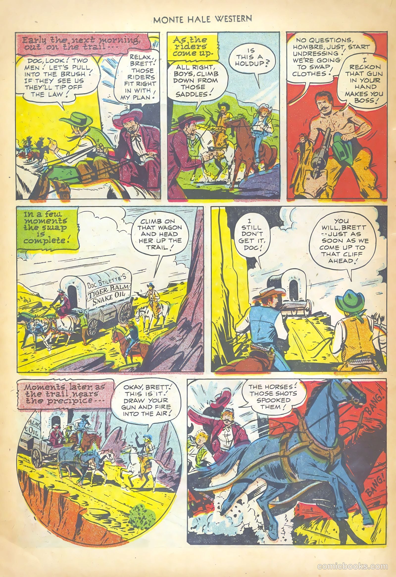 Monte Hale Western #76 (1952) — page 18 of 36