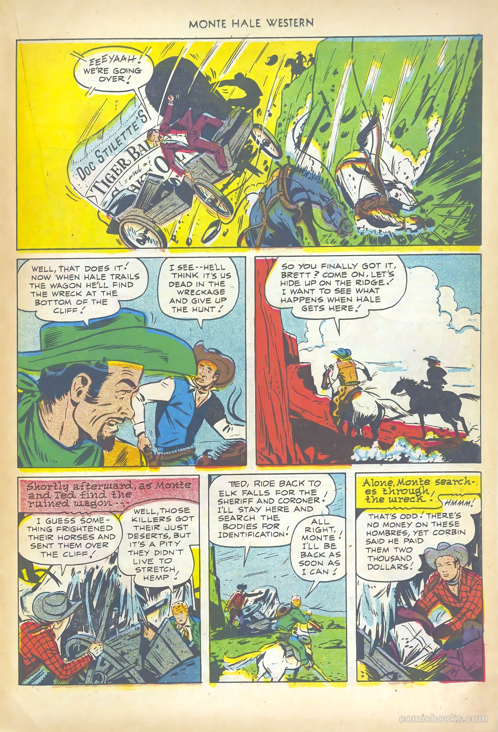Monte Hale Western #76 (1952) — page 19 of 36