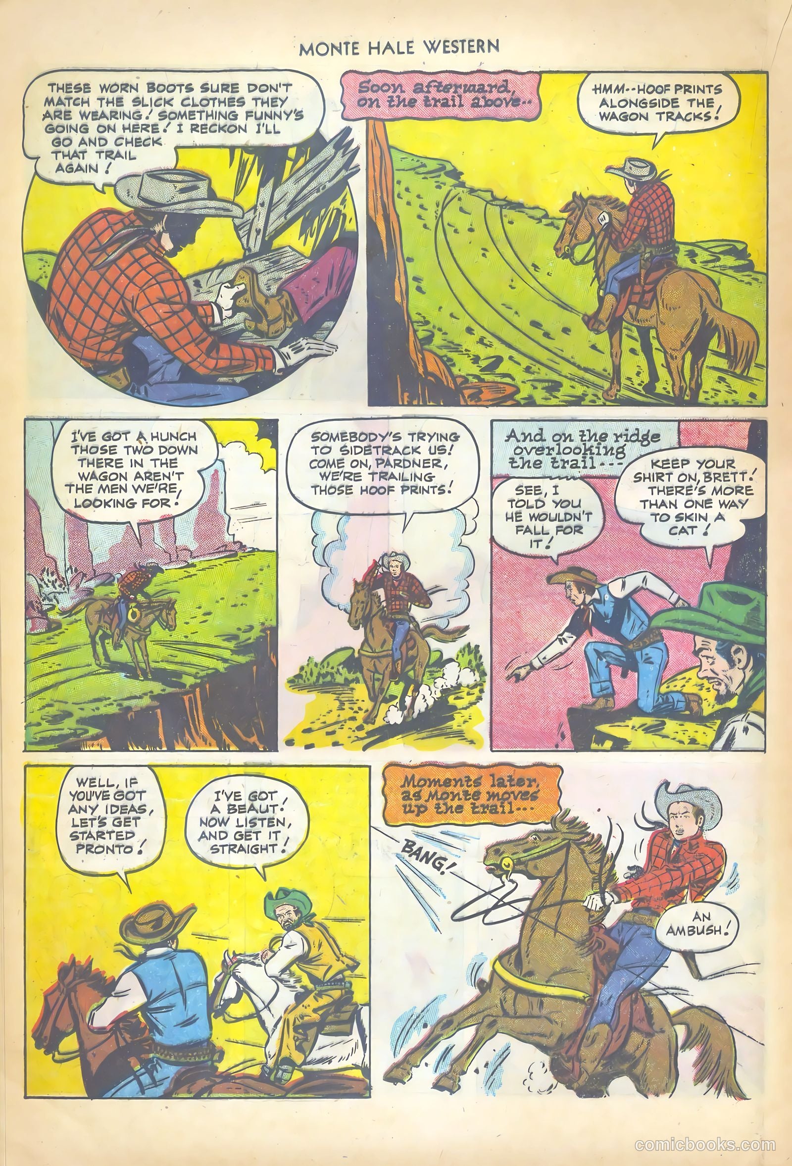 Monte Hale Western #76 (1952) — page 20 of 36