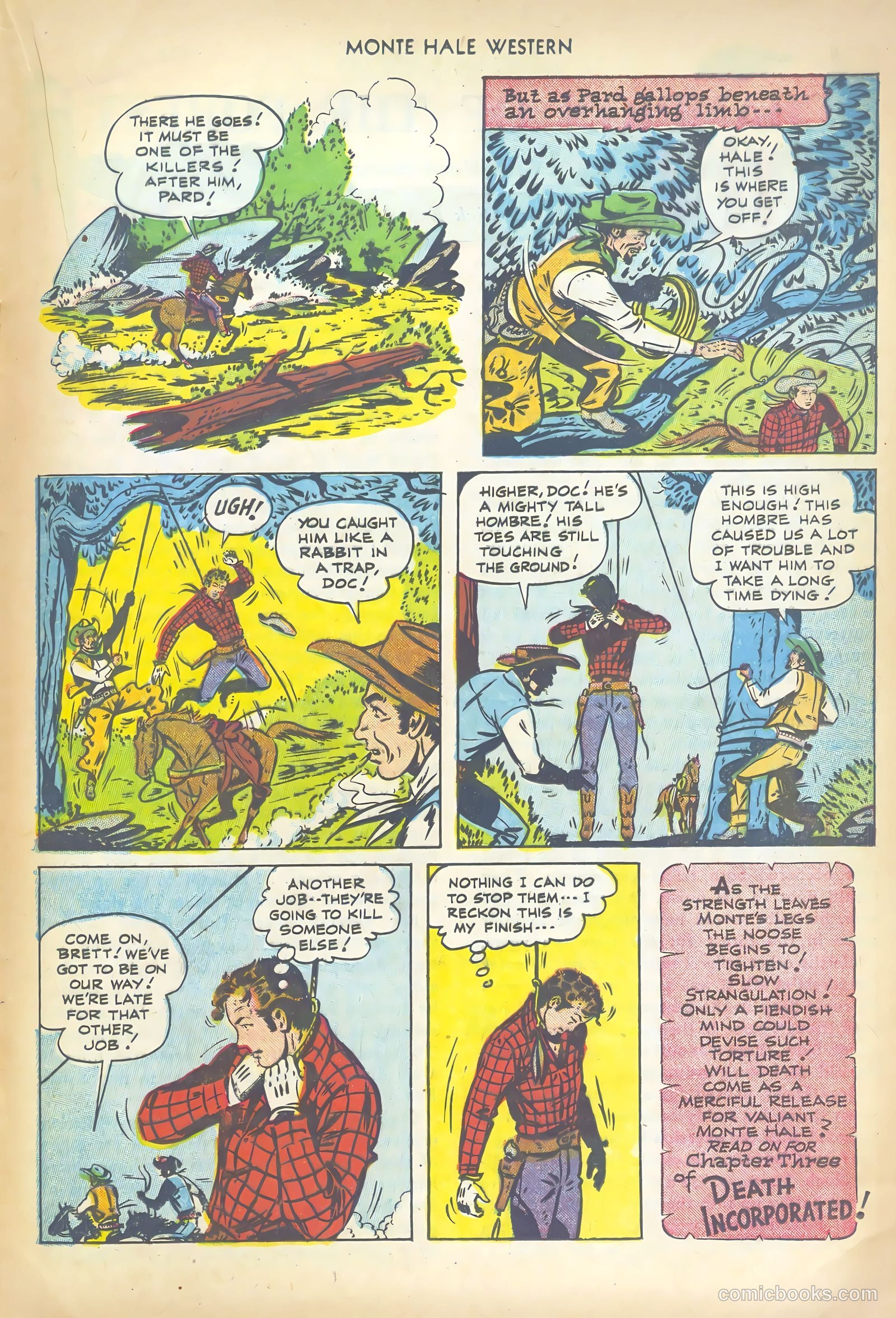 Monte Hale Western #76 (1952) — page 21 of 36