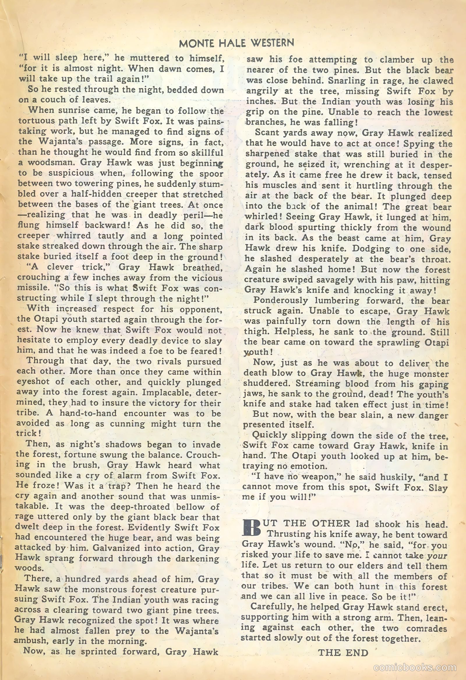 Monte Hale Western #76 (1952) — page 23 of 36