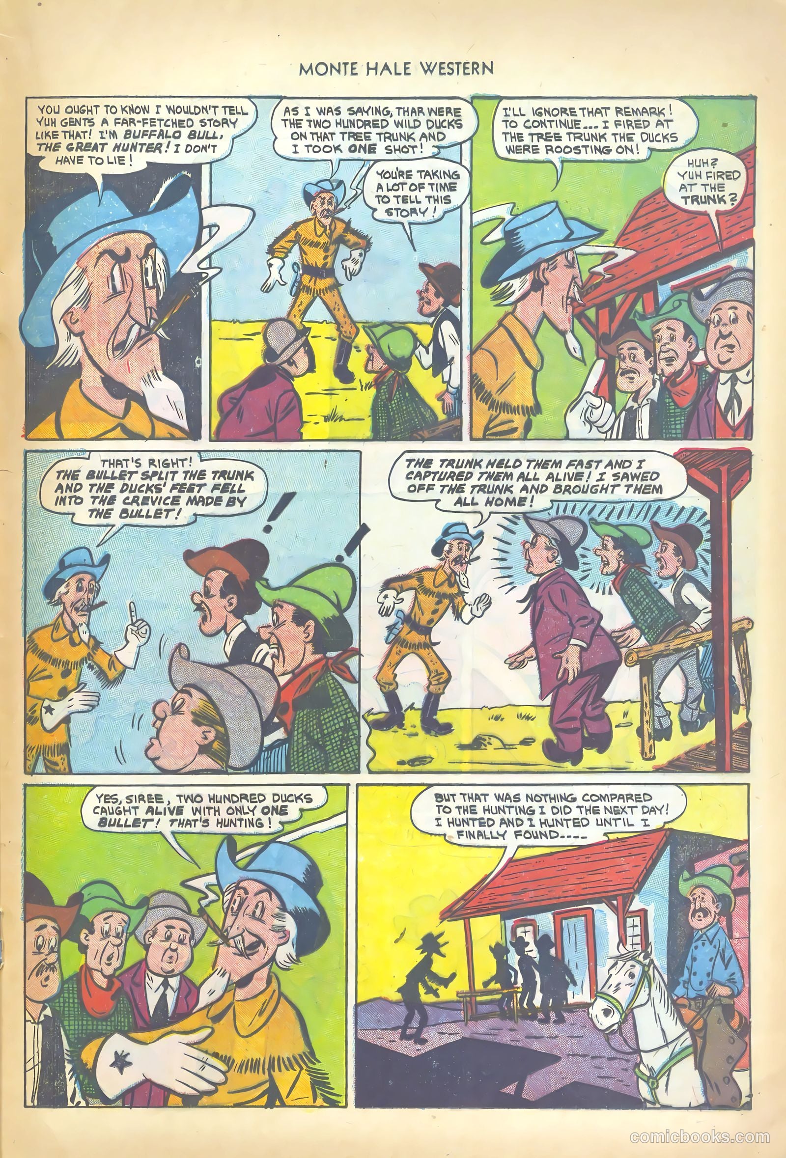 Monte Hale Western #76 (1952) — page 25 of 36