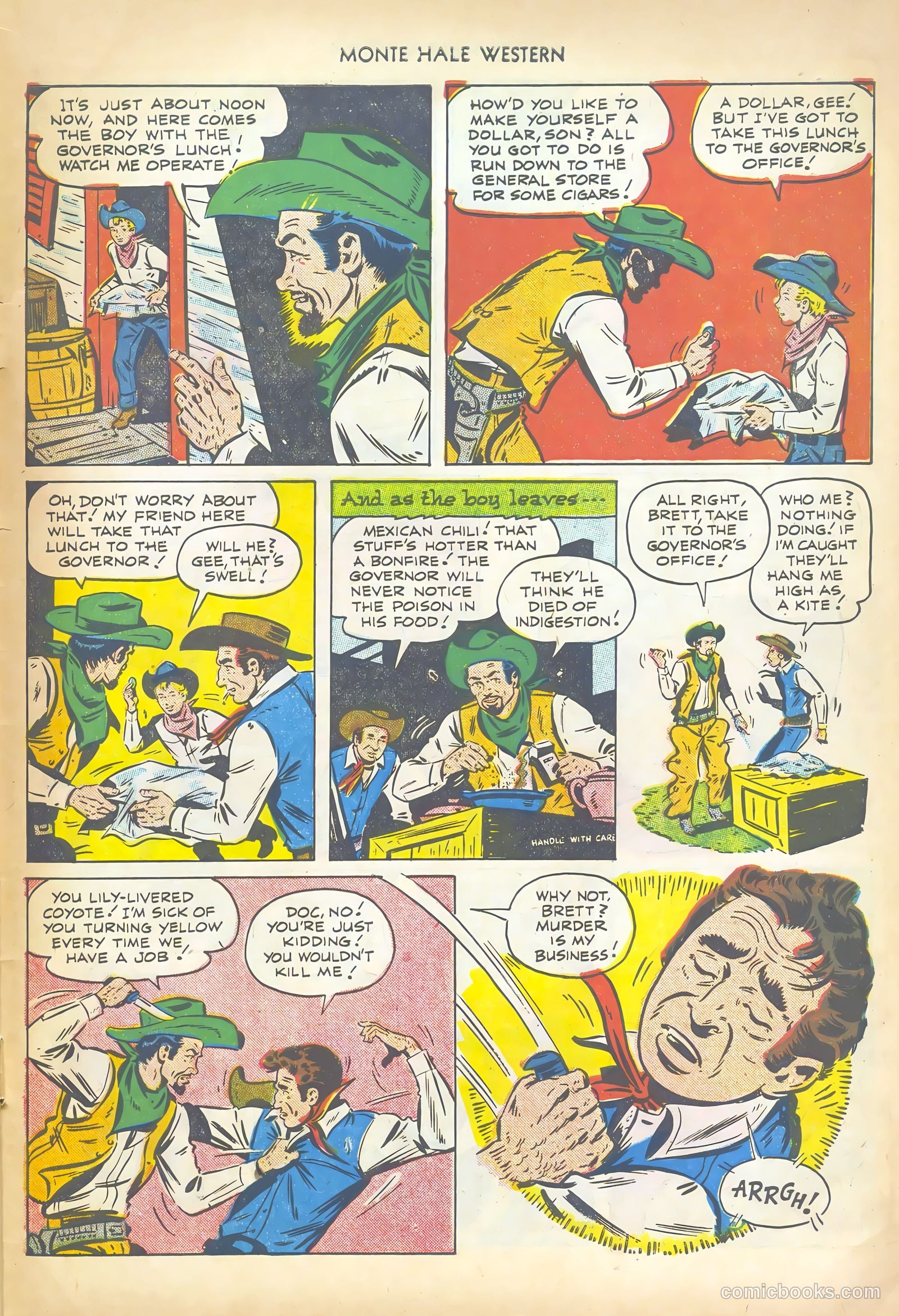 Monte Hale Western #76 (1952) — page 31 of 36