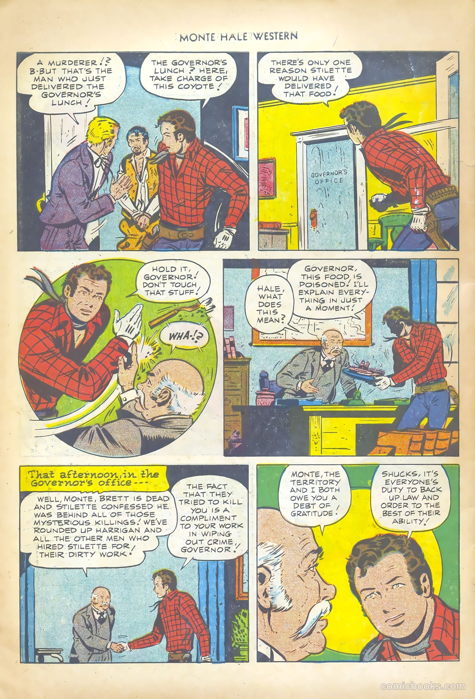 Monte Hale Western #76 (1952) — page 34 of 36