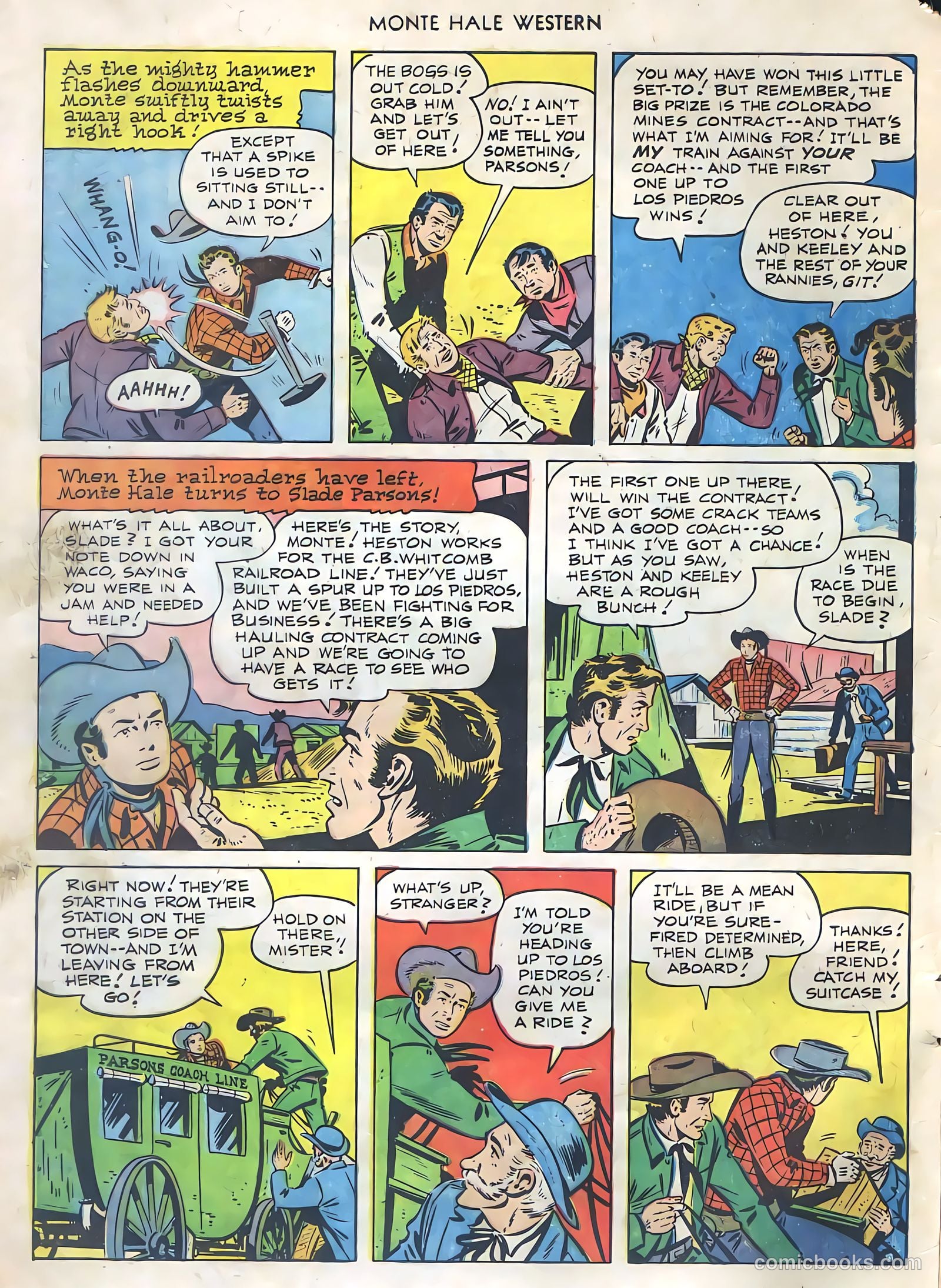 Monte Hale Western #77 (1952) — page 4 of 36