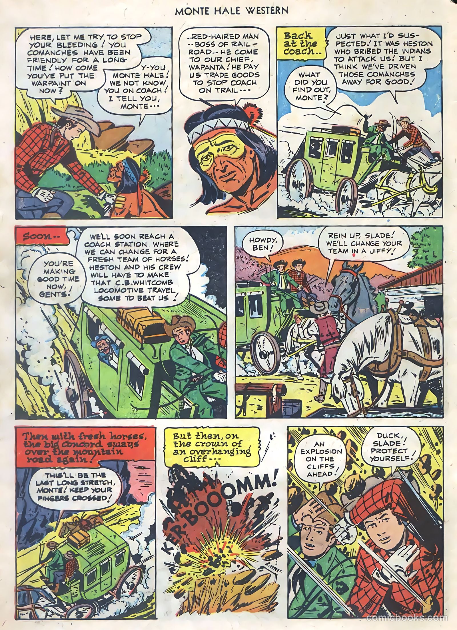 Monte Hale Western #77 (1952) — page 6 of 36