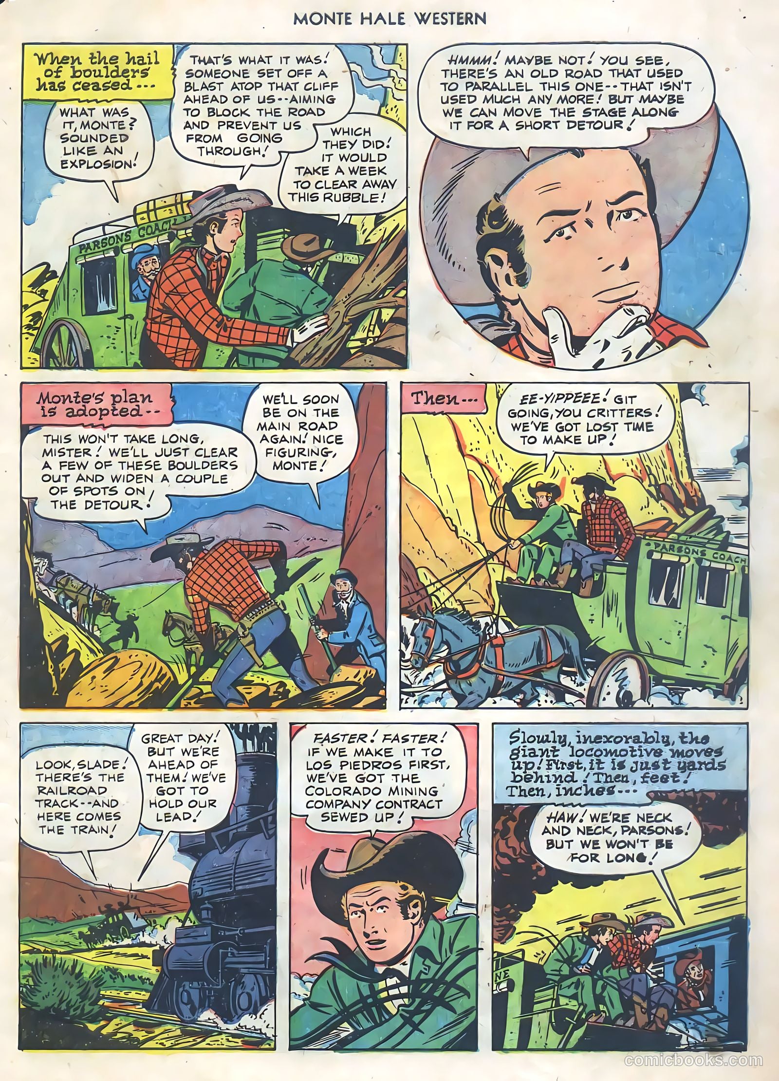 Monte Hale Western #77 (1952) — page 7 of 36