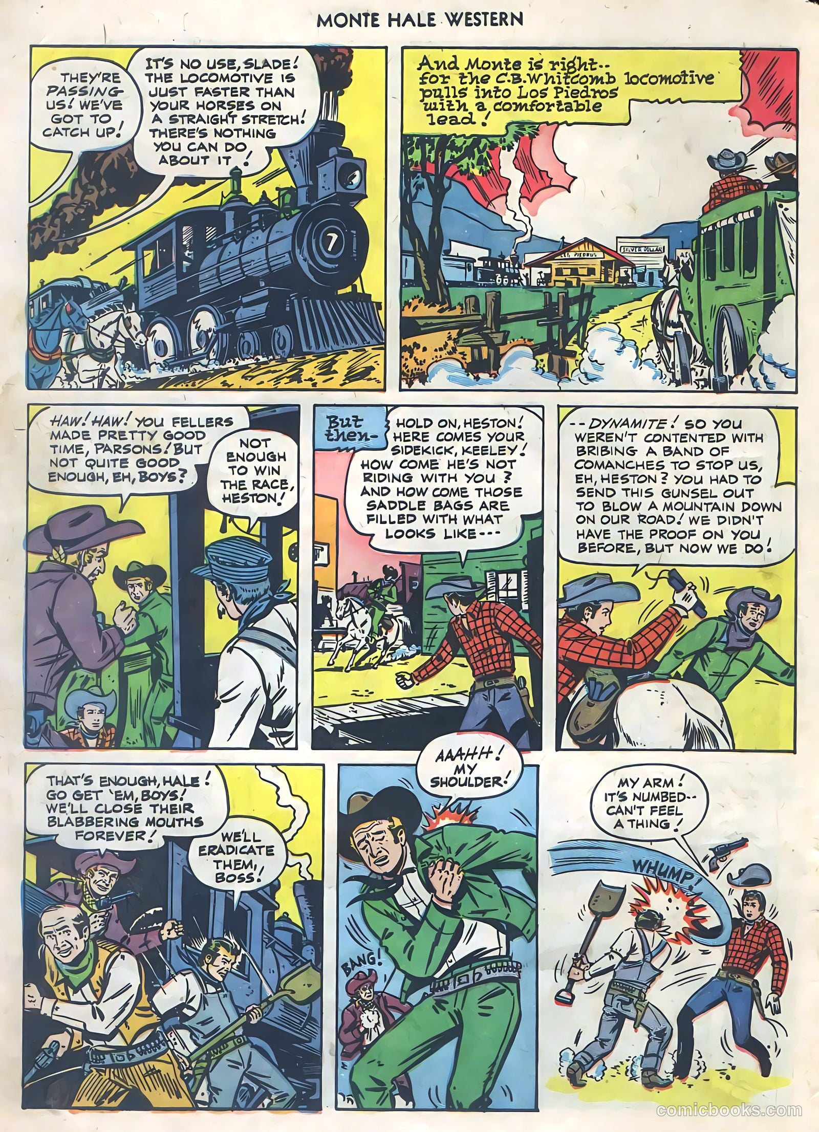 Monte Hale Western #77 (1952) — page 8 of 36