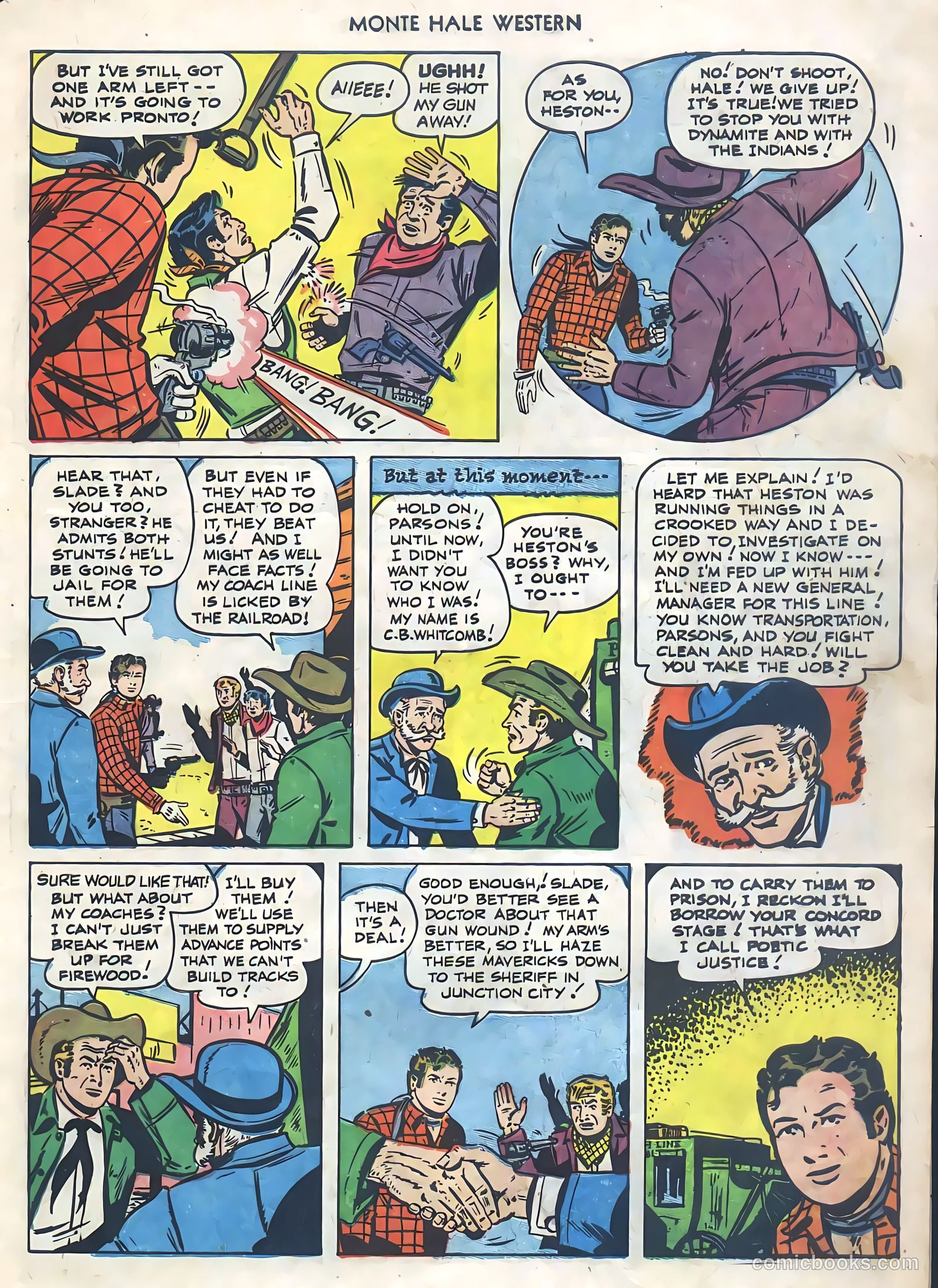Monte Hale Western #77 (1952) — page 9 of 36