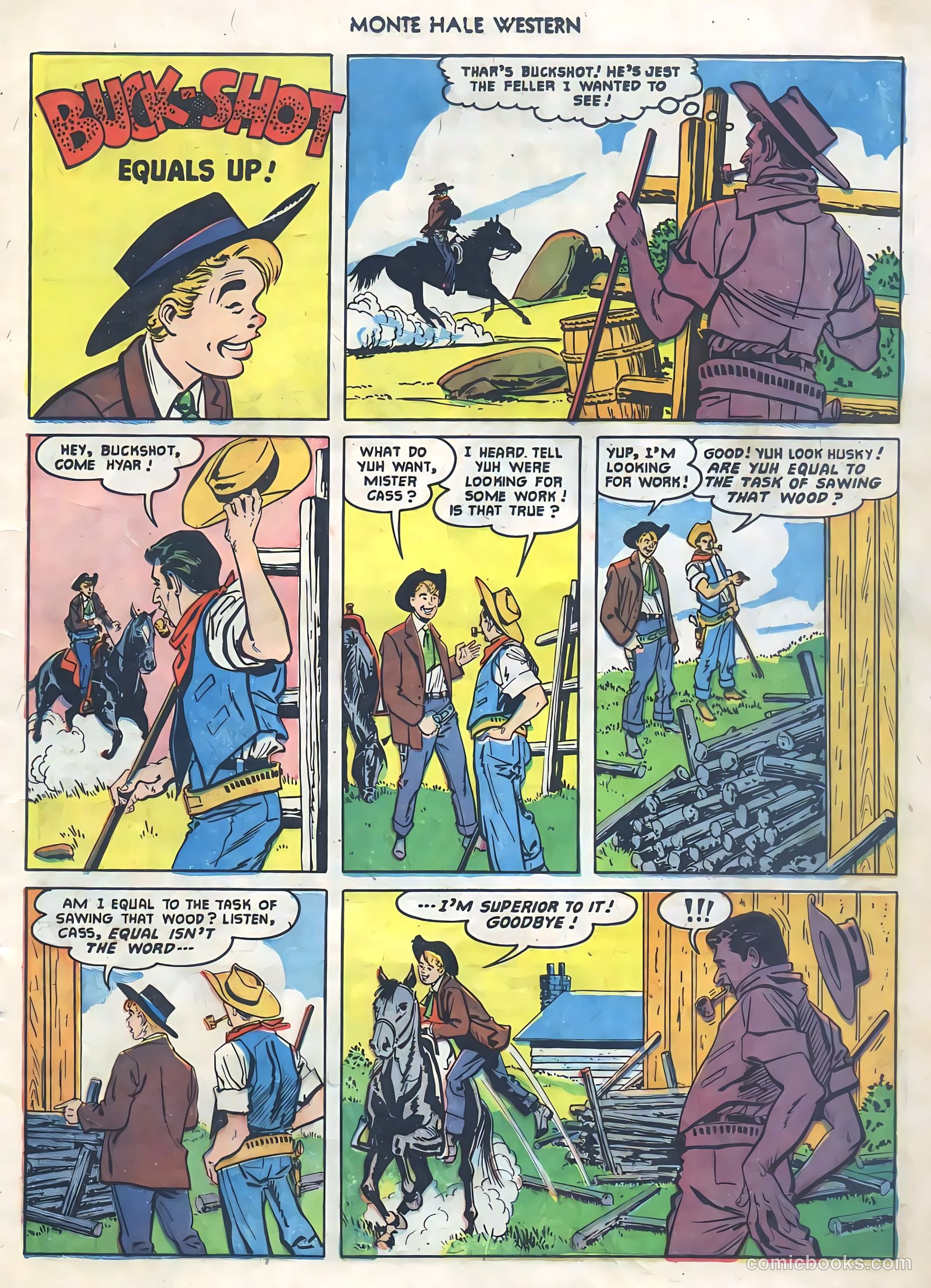 Monte Hale Western #77 (1952) — page 13 of 36