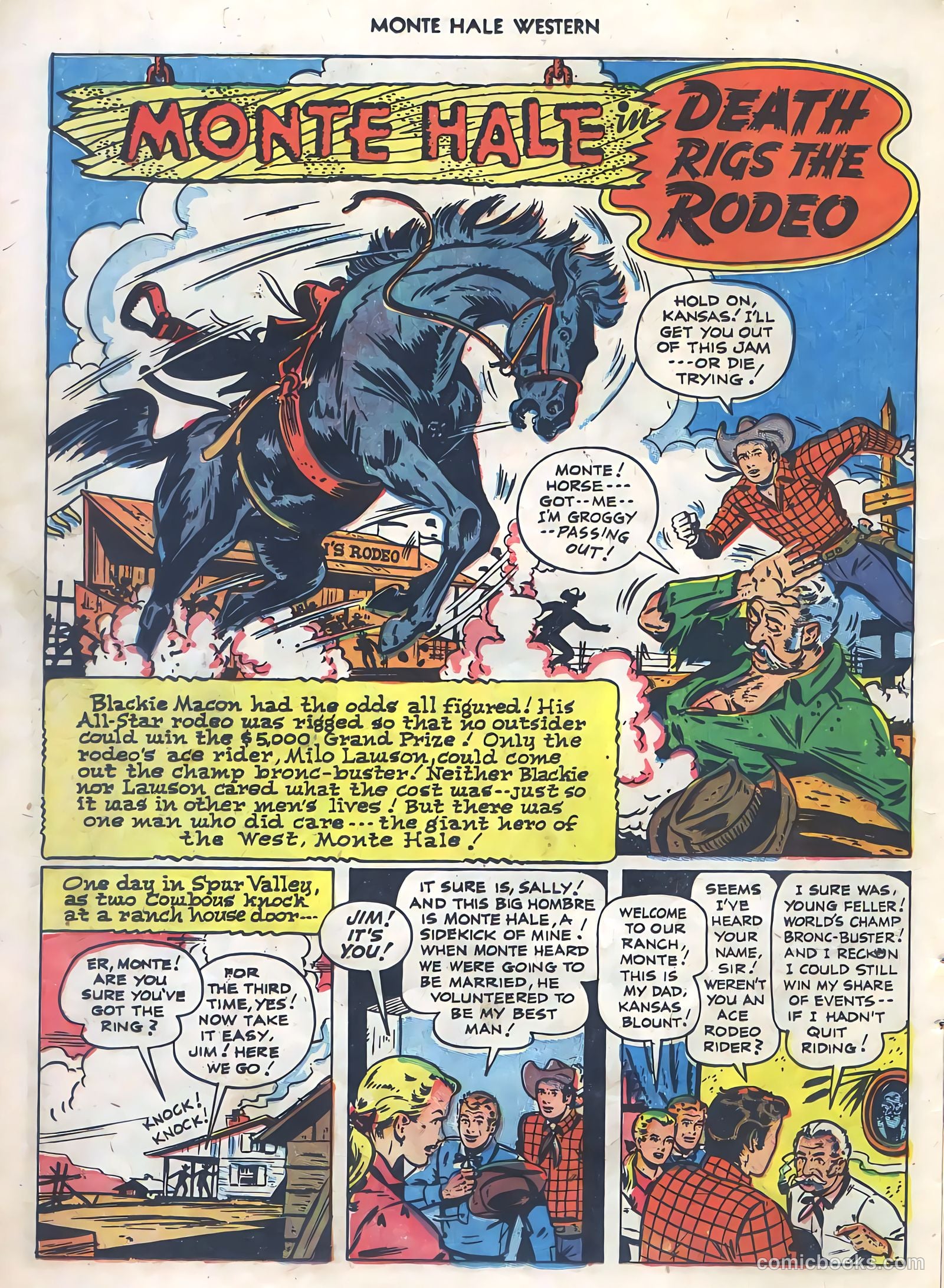 Monte Hale Western #77 (1952) — page 14 of 36