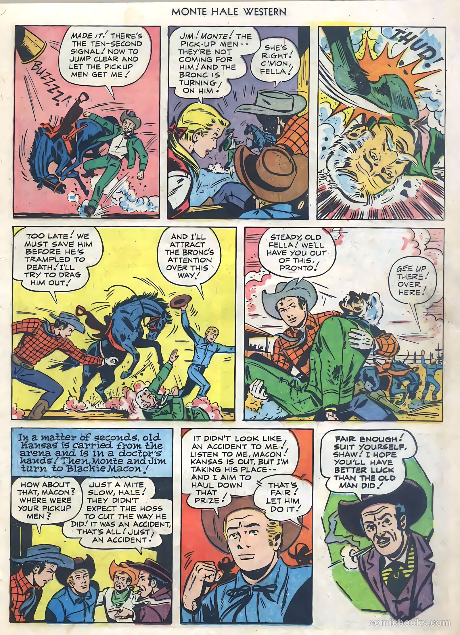 Monte Hale Western #77 (1952) — page 17 of 36