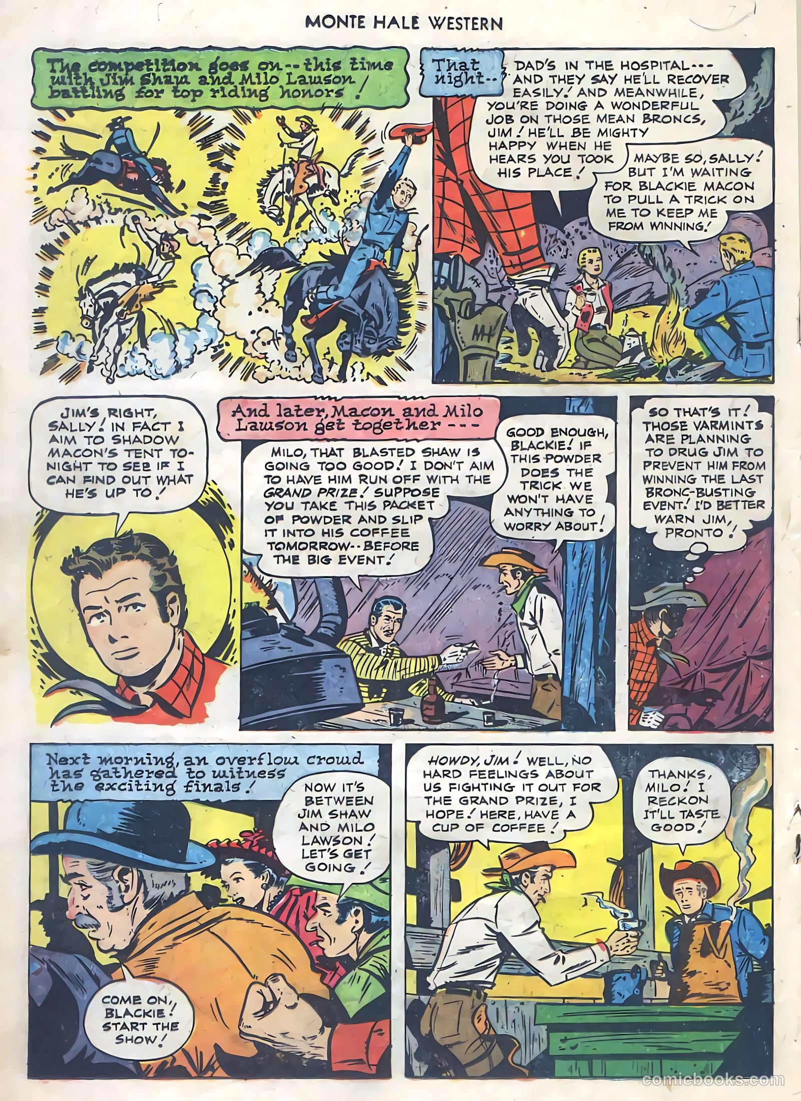 Monte Hale Western #77 (1952) — page 18 of 36