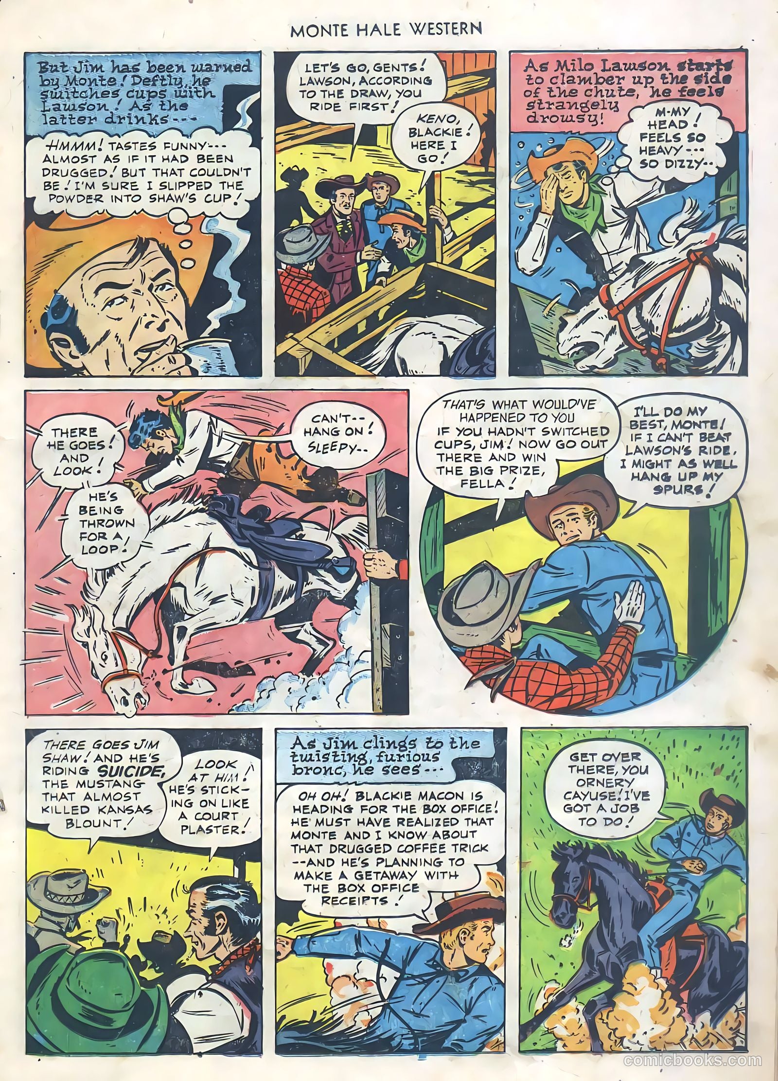 Monte Hale Western #77 (1952) — page 19 of 36