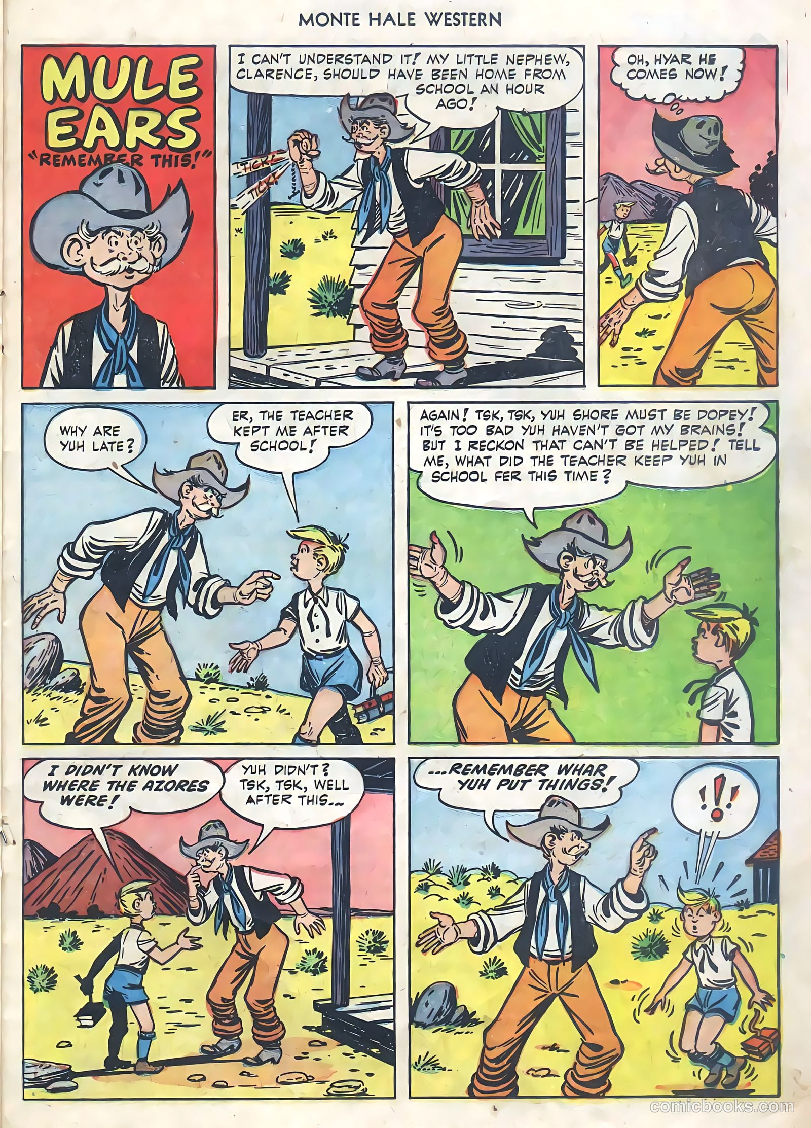 Monte Hale Western #77 (1952) — page 21 of 36