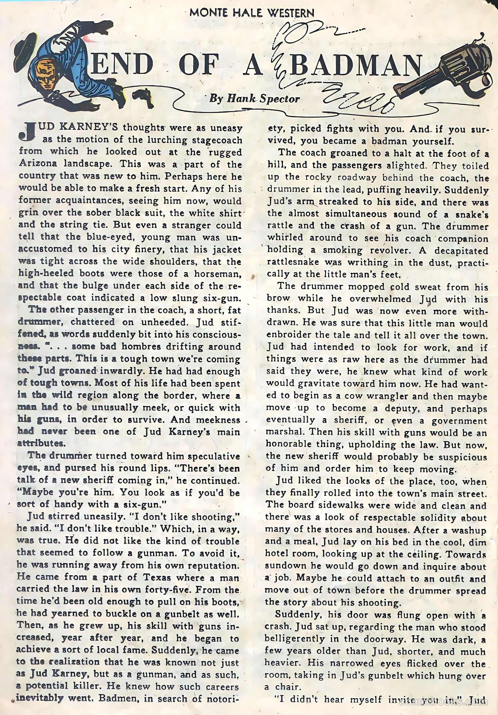 Monte Hale Western #77 (1952) — page 22 of 36