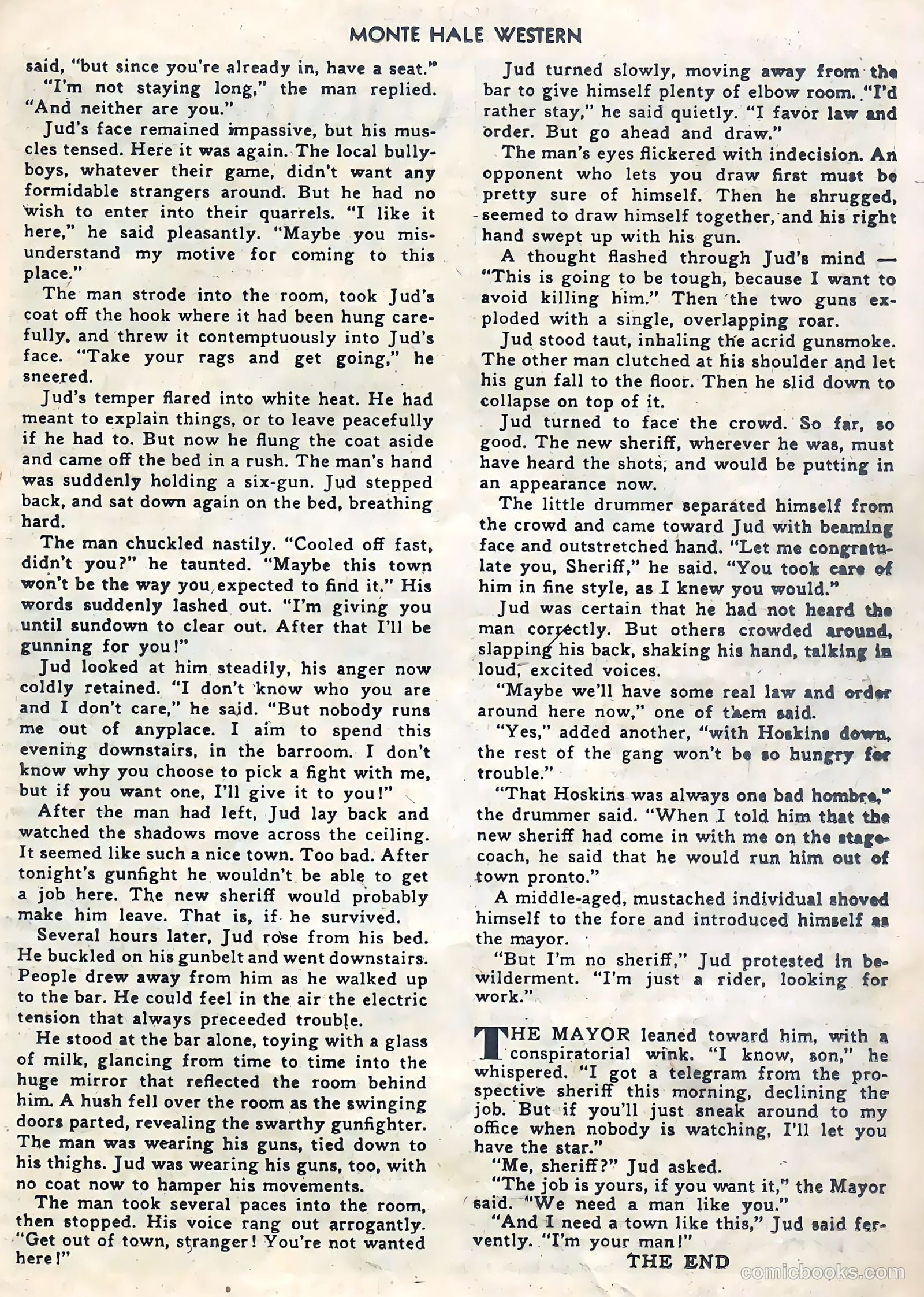 Monte Hale Western #77 (1952) — page 23 of 36