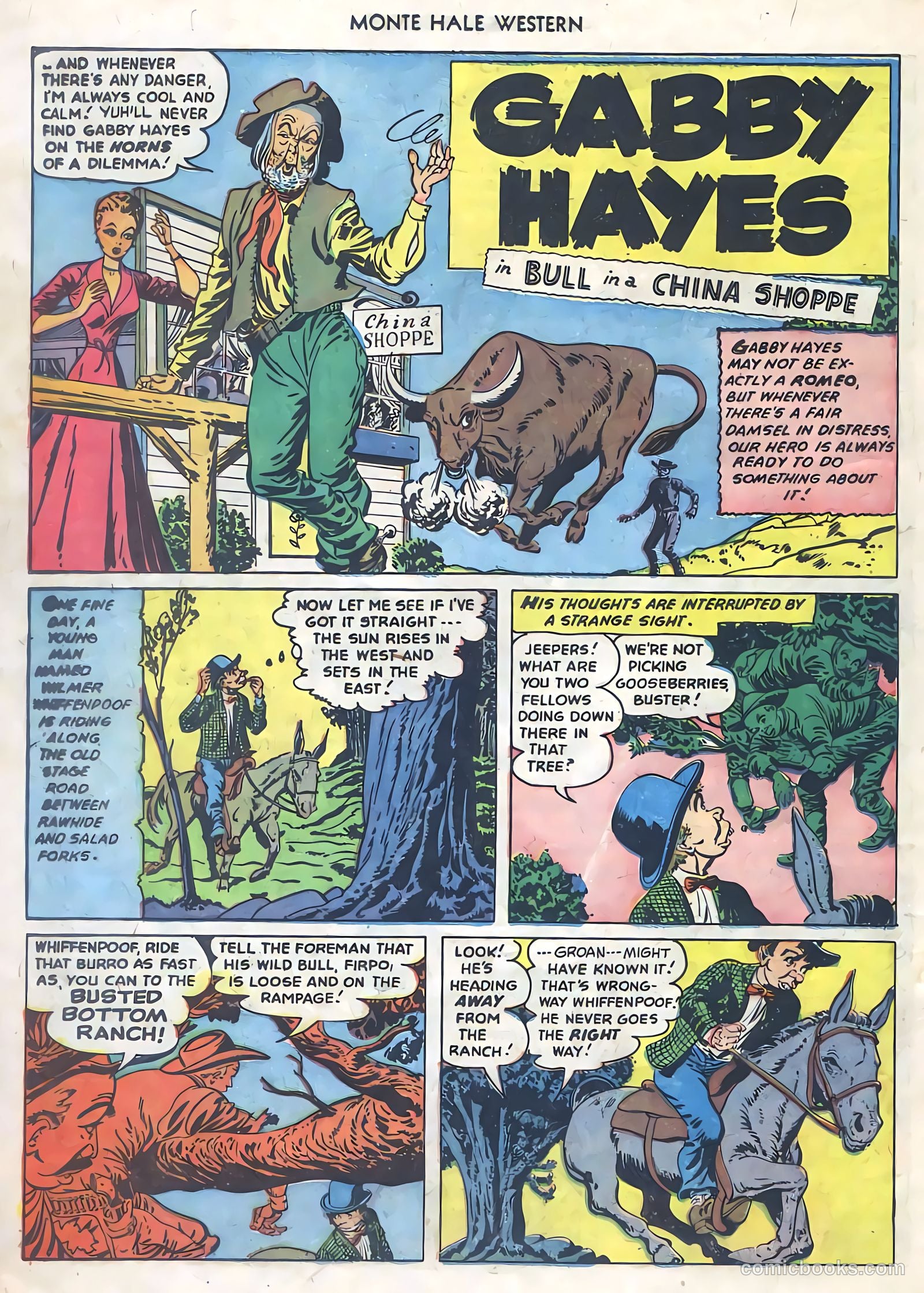 Monte Hale Western #77 (1952) — page 24 of 36