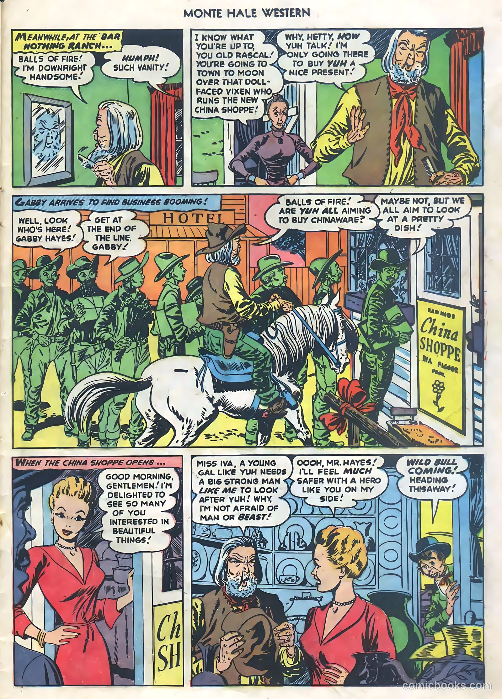 Monte Hale Western #77 (1952) — page 25 of 36