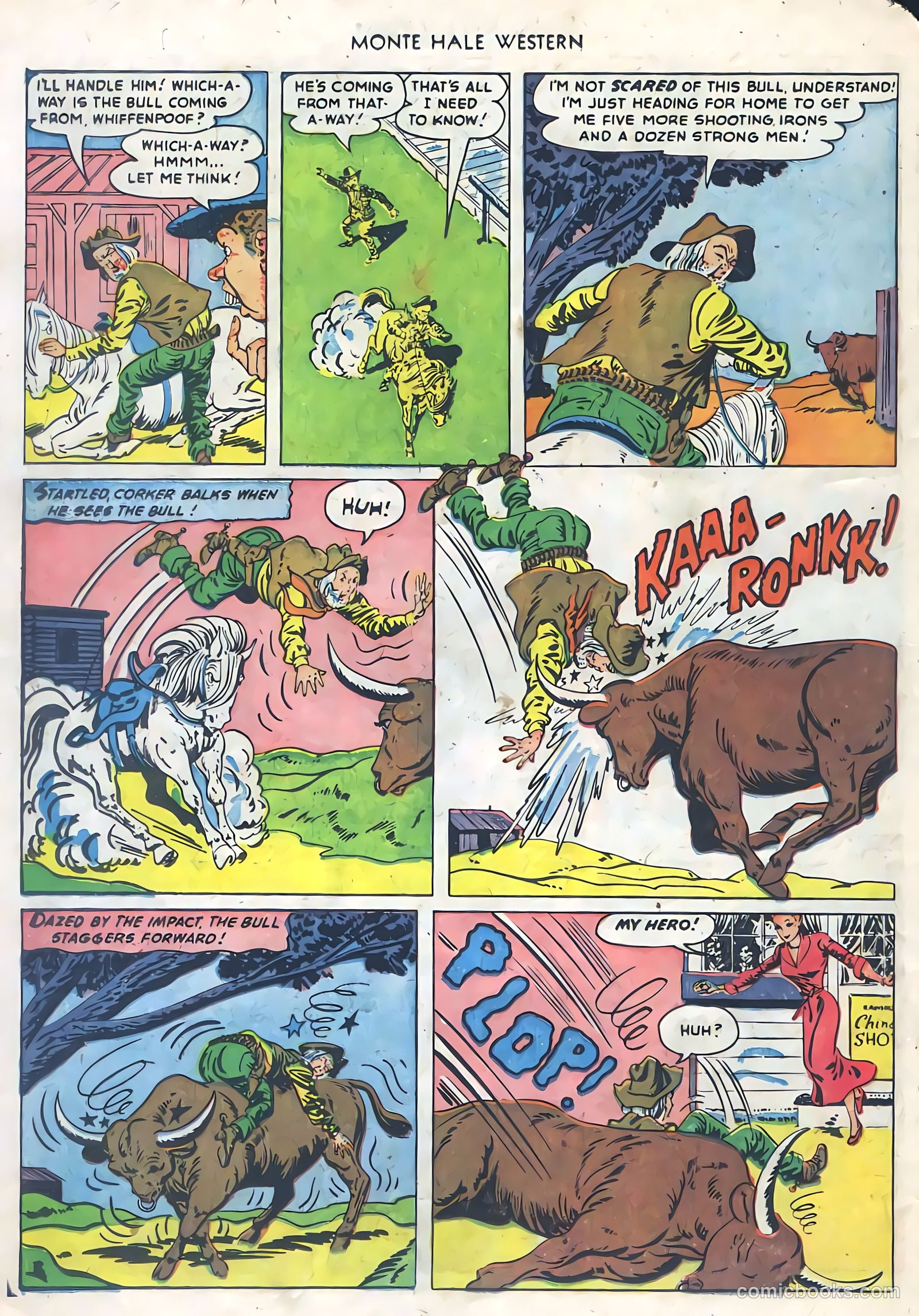 Monte Hale Western #77 (1952) — page 26 of 36