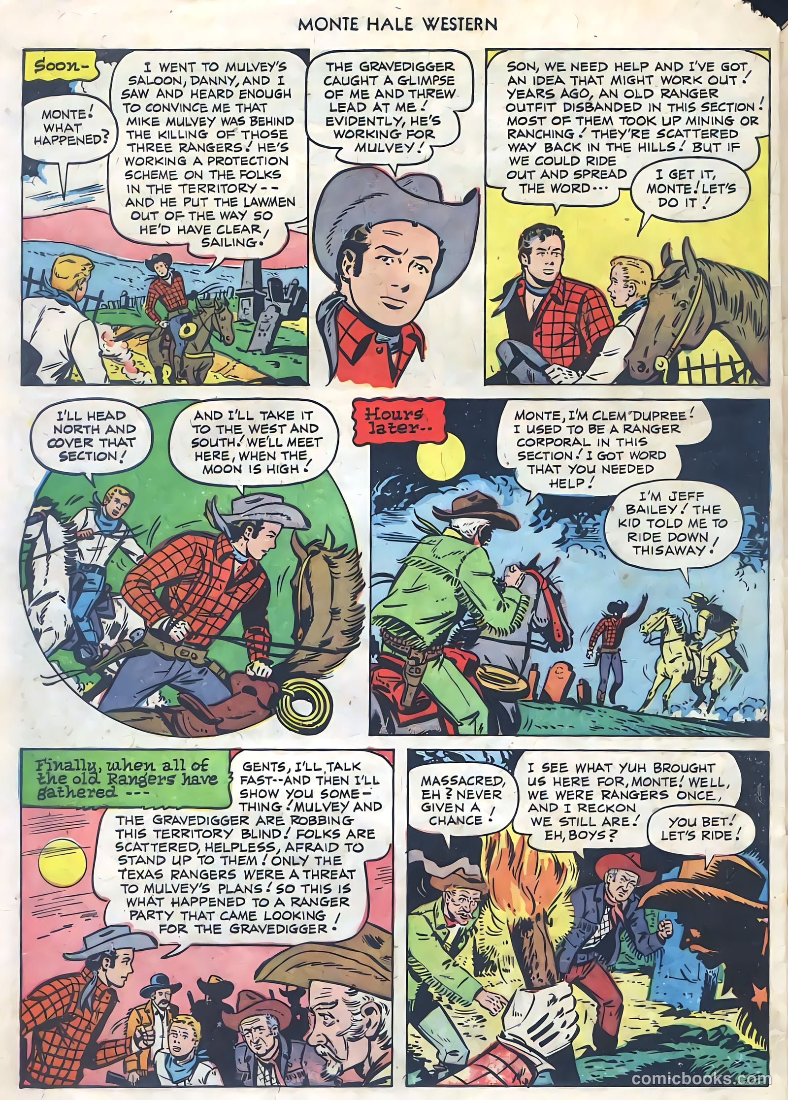 Monte Hale Western #77 (1952) — page 32 of 36