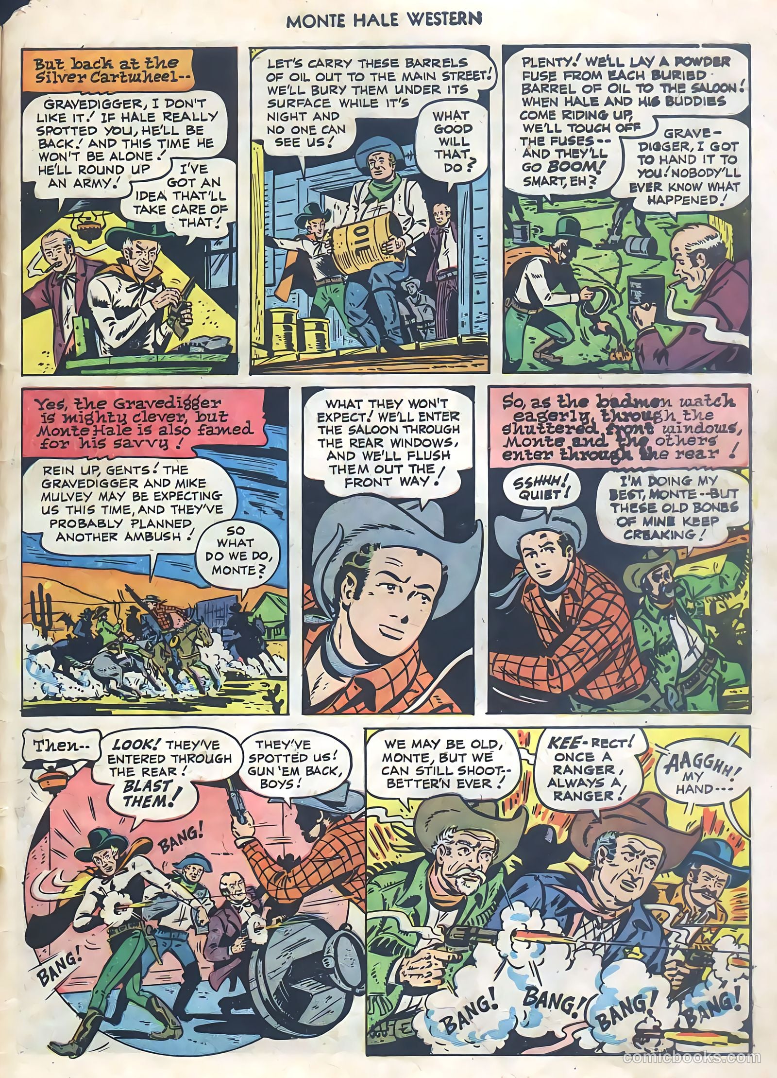 Monte Hale Western #77 (1952) — page 33 of 36