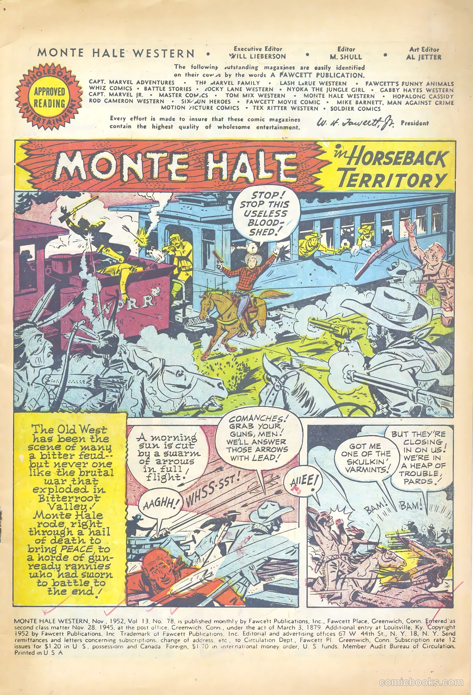 Monte Hale Western #78 (1952) — page 3 of 36