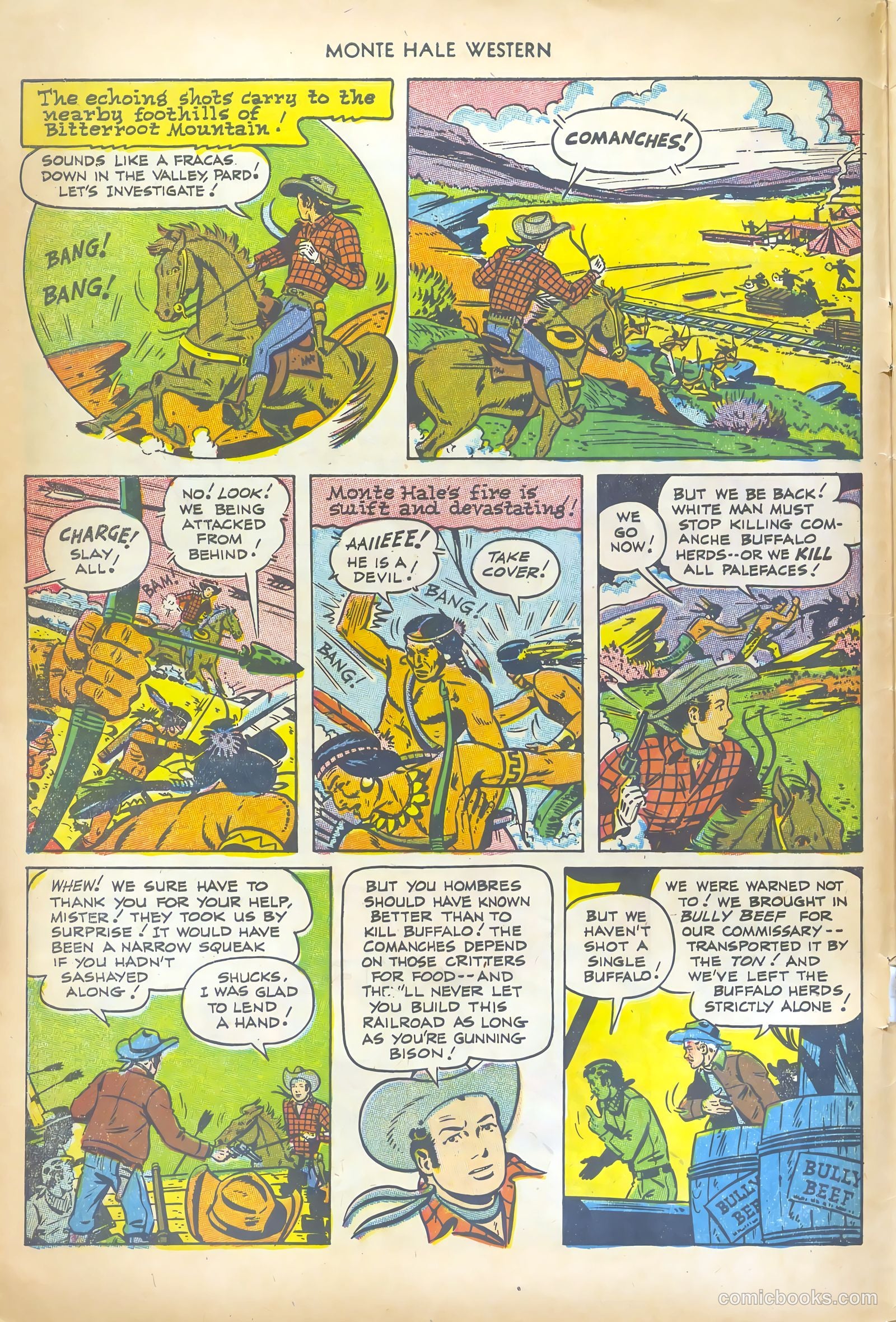 Monte Hale Western #78 (1952) — page 4 of 36
