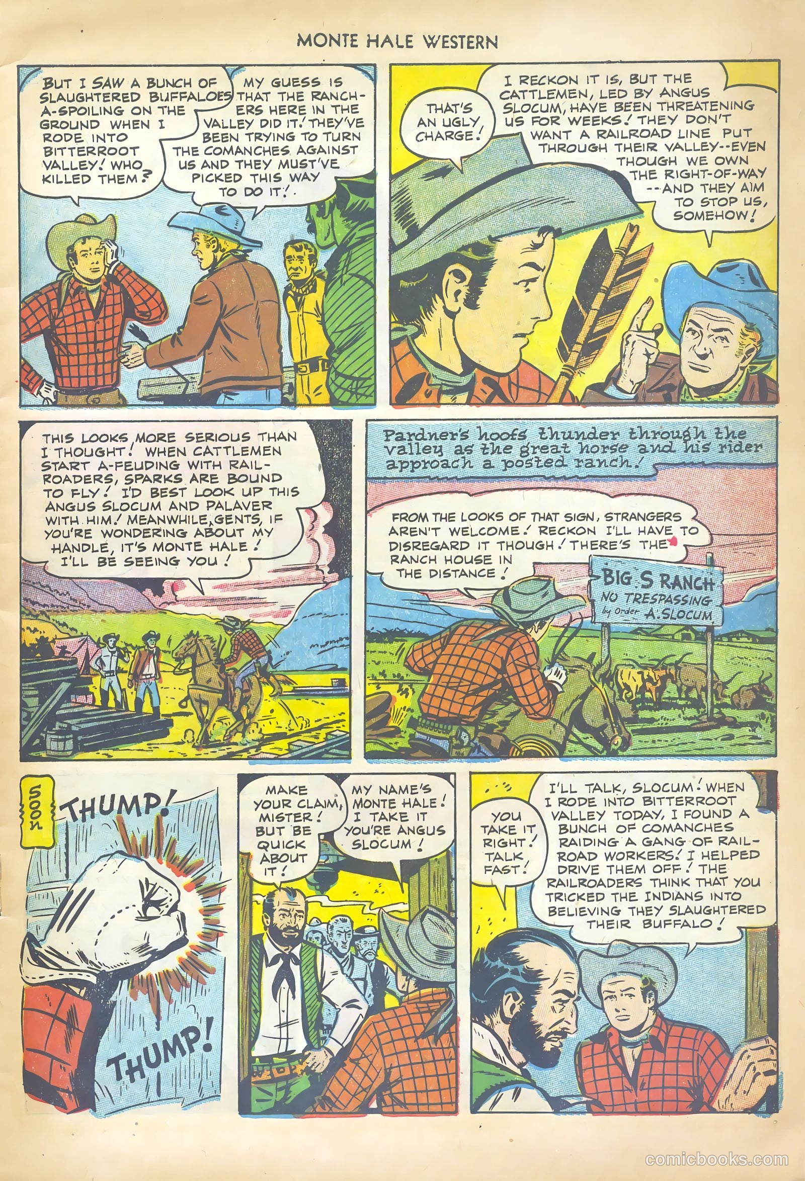 Monte Hale Western #78 (1952) — page 5 of 36