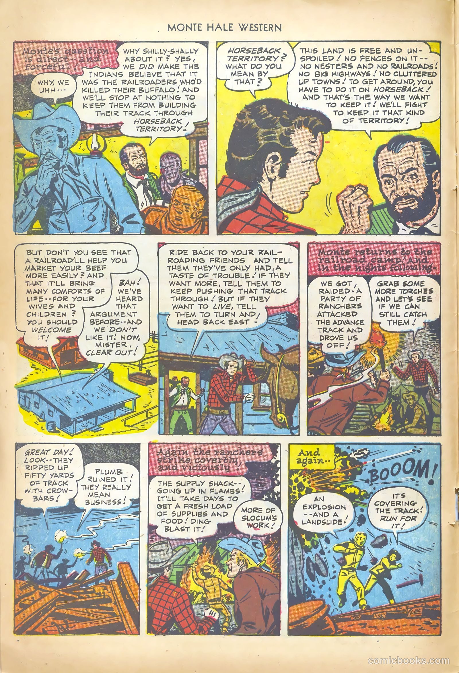 Monte Hale Western #78 (1952) — page 6 of 36