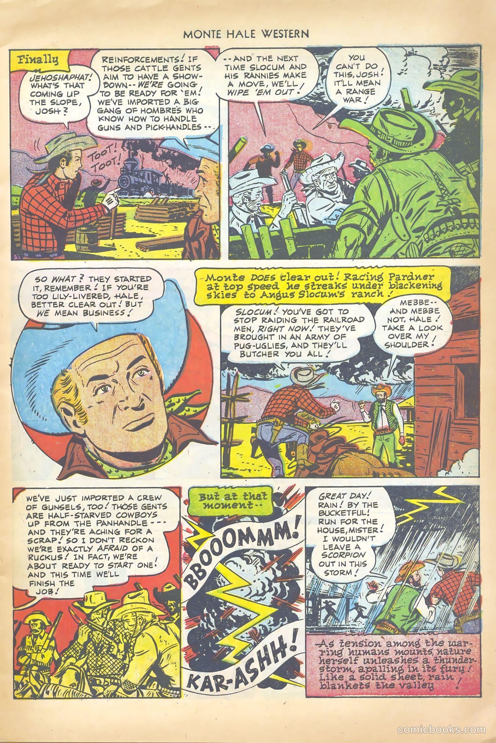 Monte Hale Western #78 (1952) — page 7 of 36
