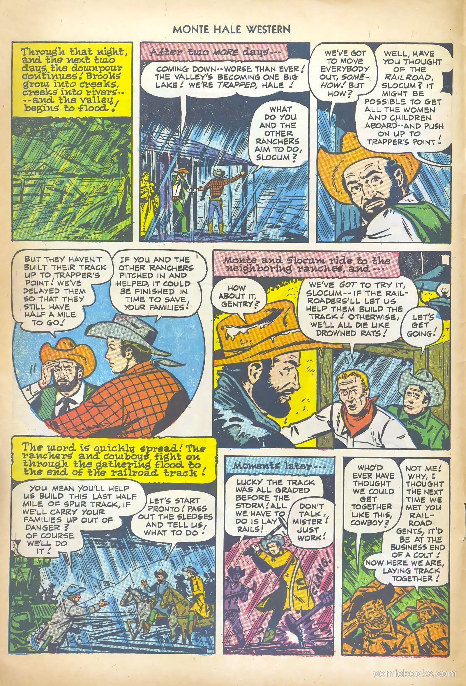 Monte Hale Western #78 (1952) — page 8 of 36