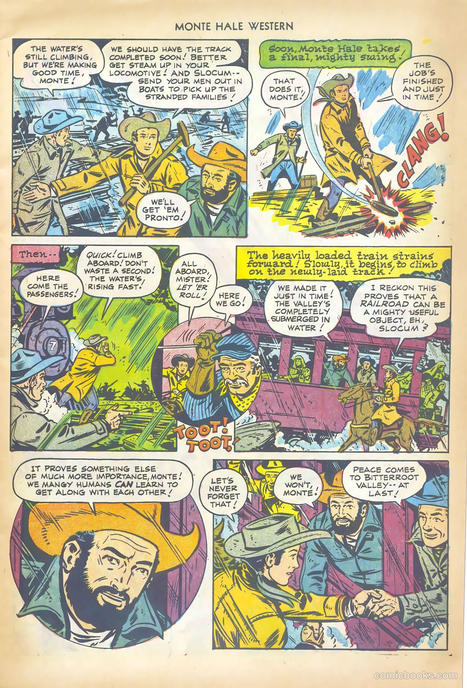 Monte Hale Western #78 (1952) — page 9 of 36