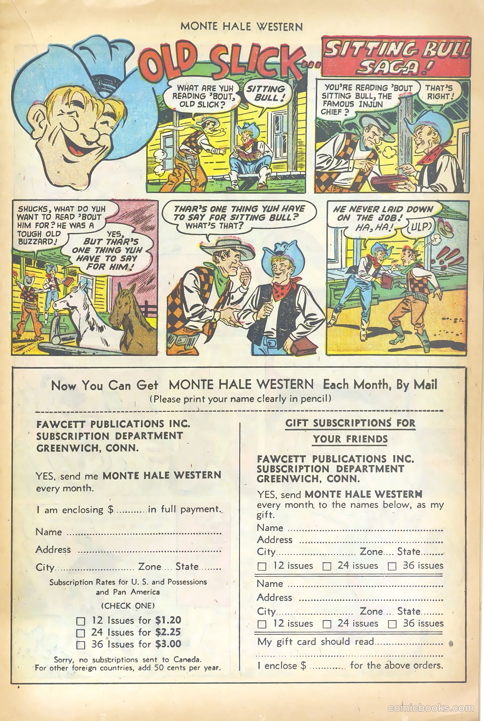 Monte Hale Western #78 (1952) — page 21 of 36