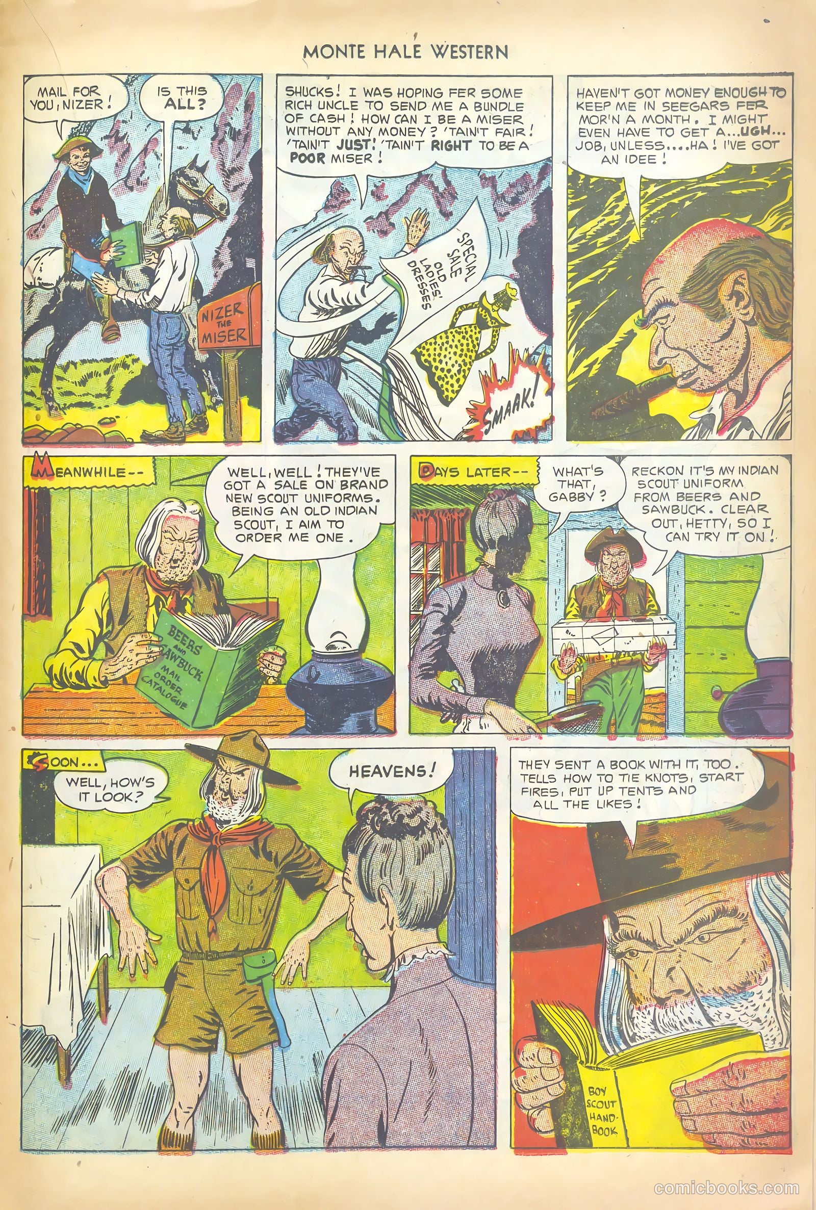 Monte Hale Western #78 (1952) — page 23 of 36