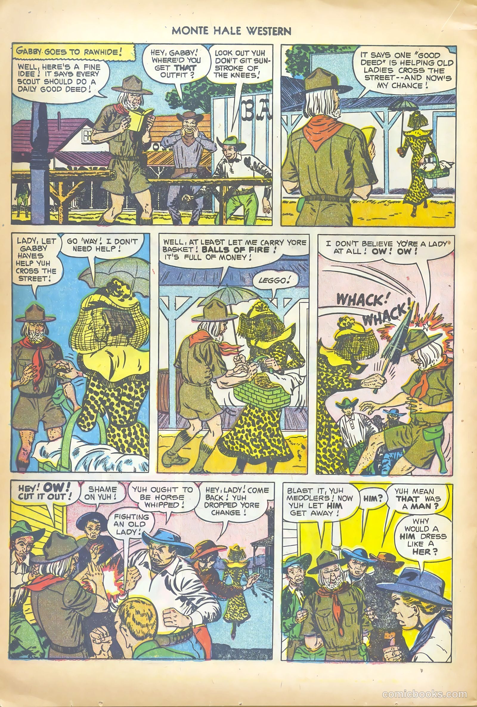 Monte Hale Western #78 (1952) — page 24 of 36