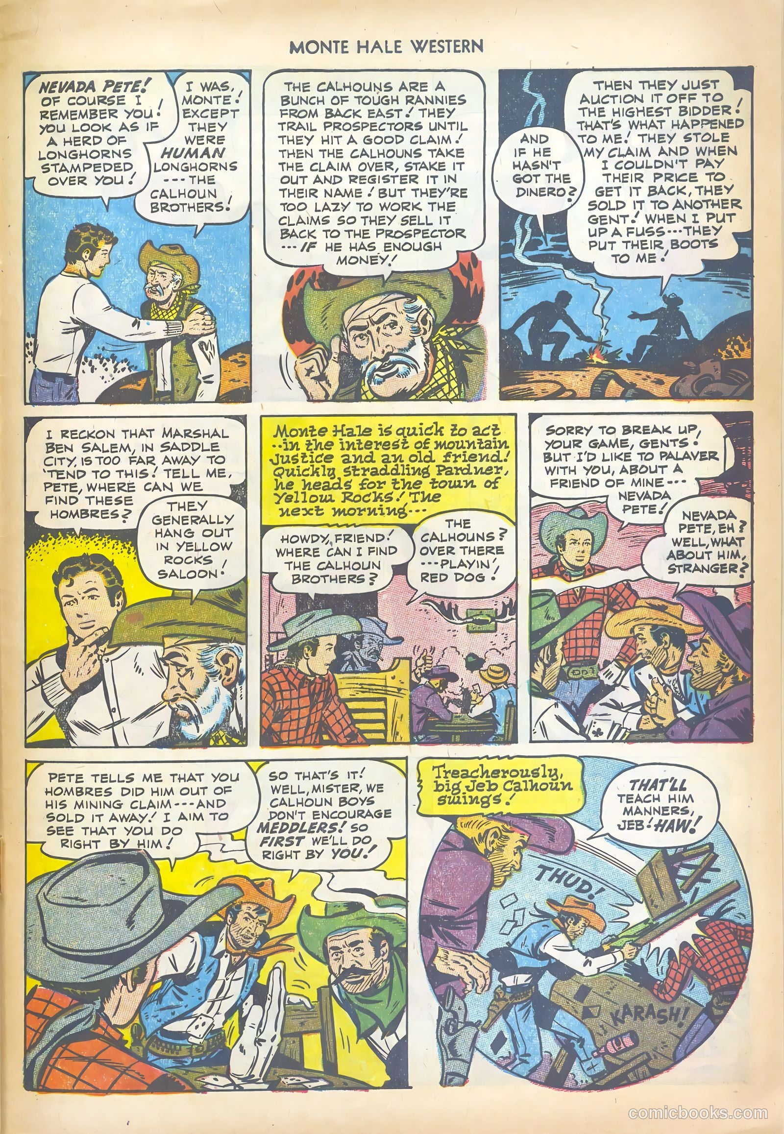 Monte Hale Western #78 (1952) — page 29 of 36