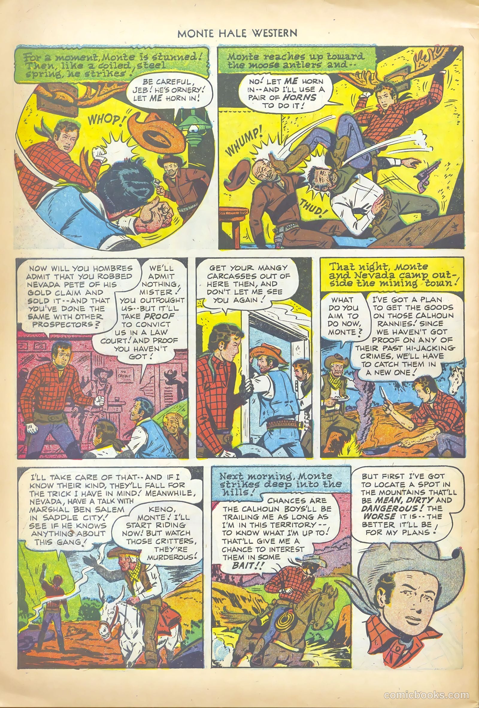Monte Hale Western #78 (1952) — page 30 of 36