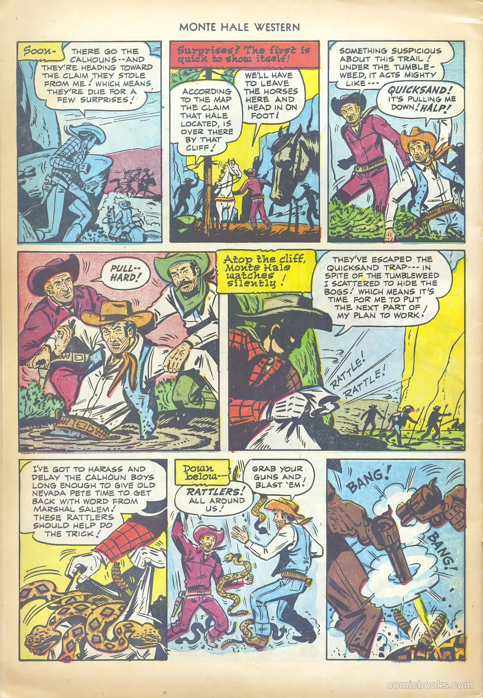 Monte Hale Western #78 (1952) — page 32 of 36