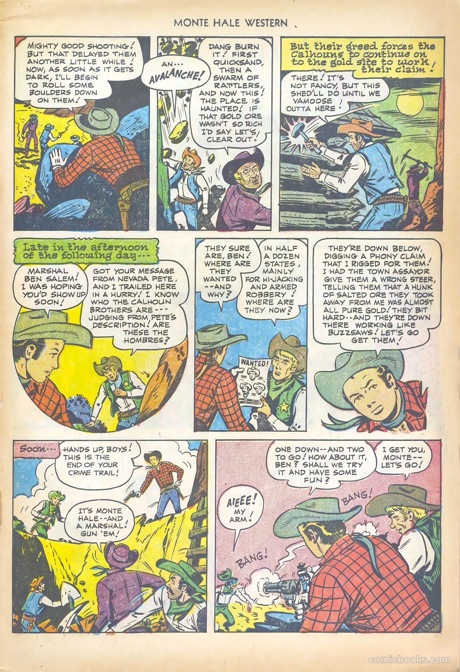 Monte Hale Western #78 (1952) — page 33 of 36