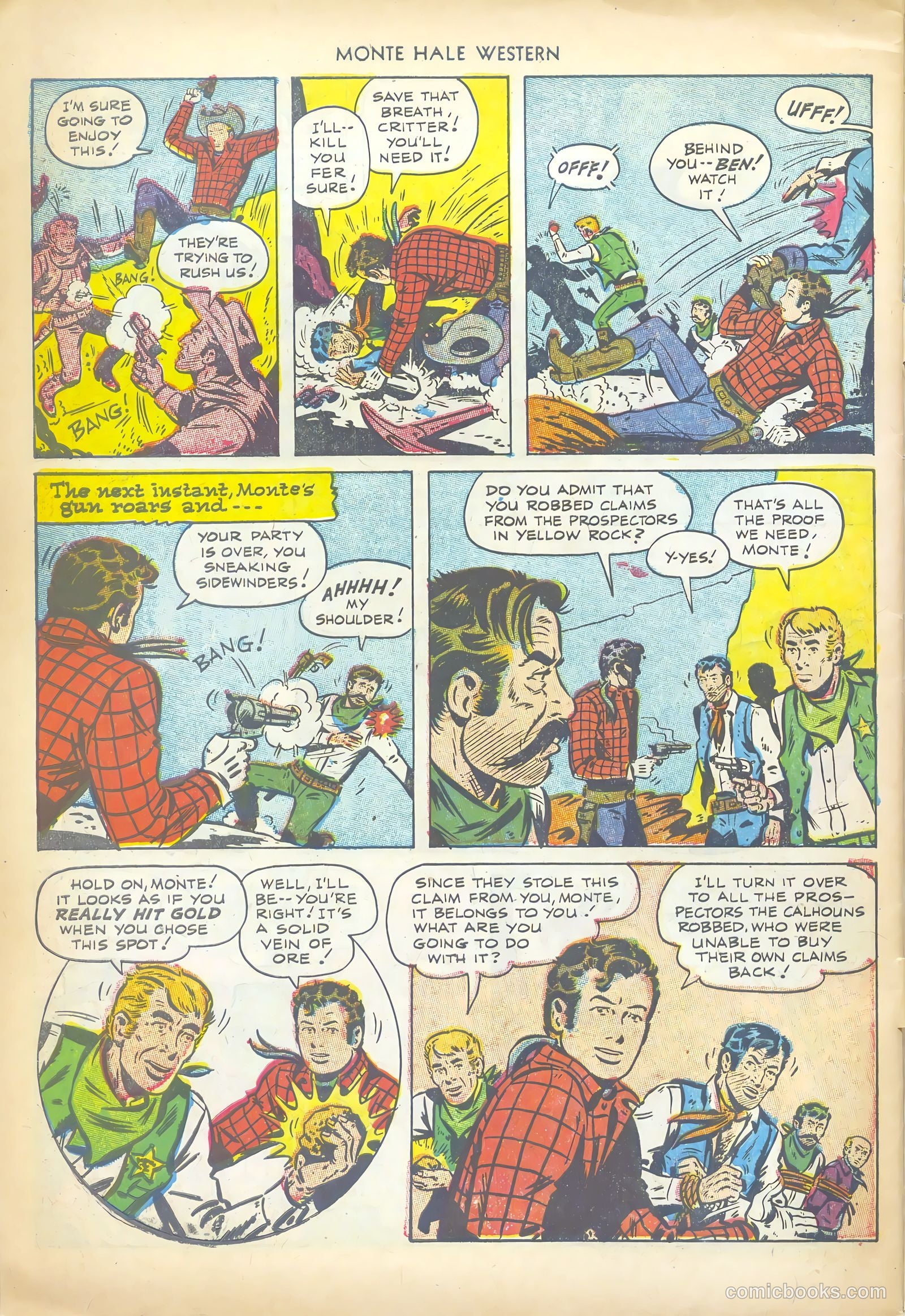 Monte Hale Western #78 (1952) — page 34 of 36