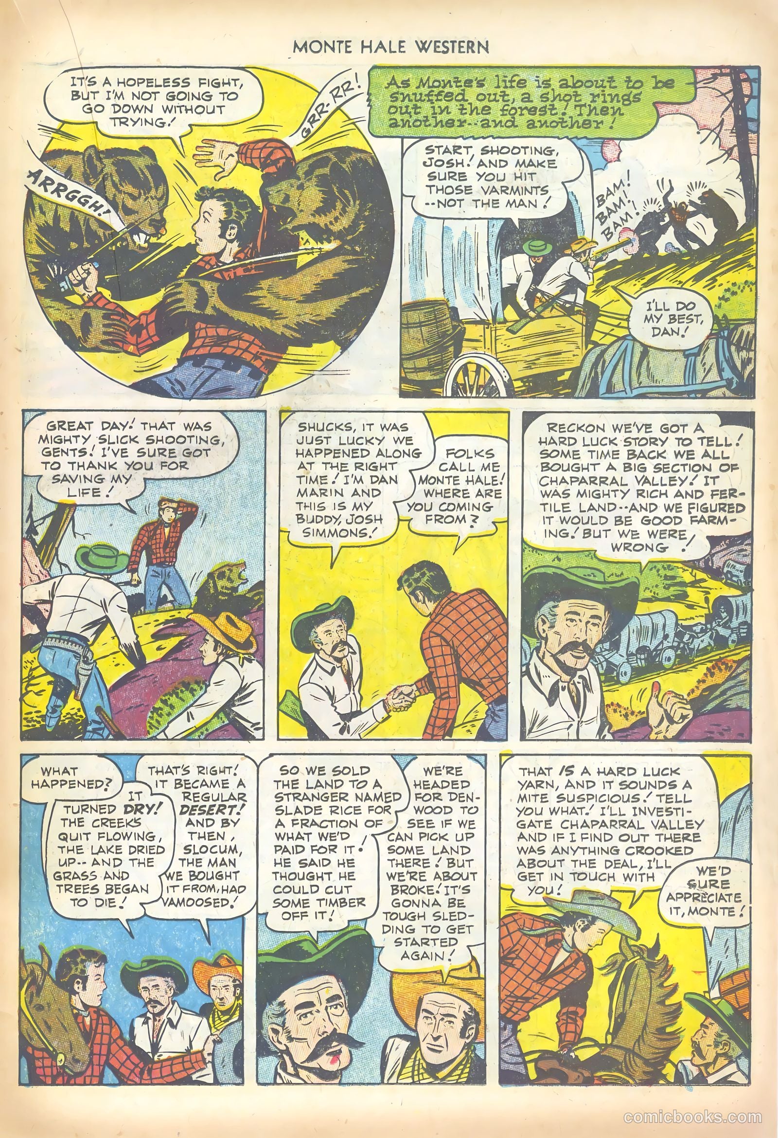 Monte Hale Western #79 (1952) — page 19 of 36