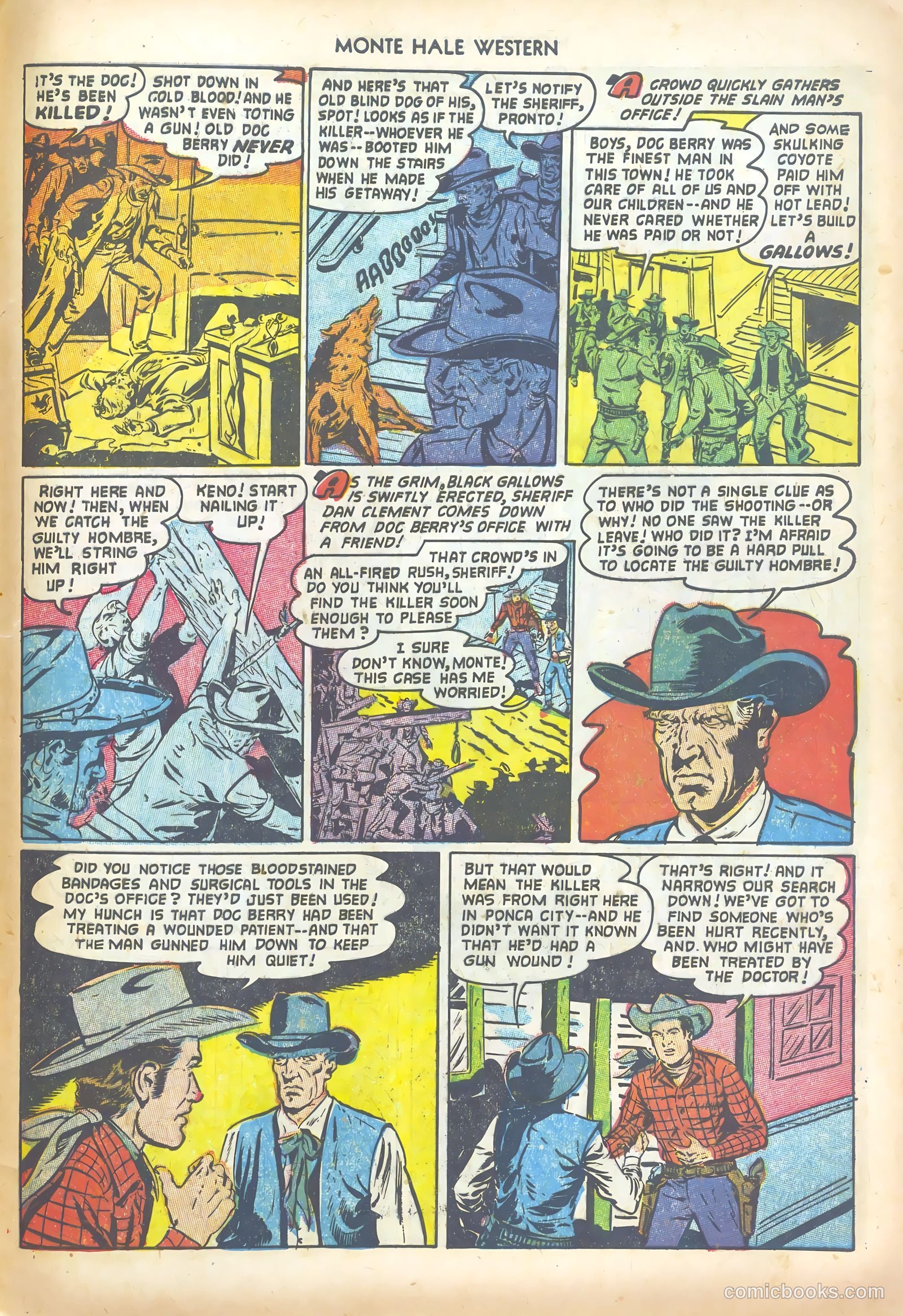 Monte Hale Western #79 (1952) — page 29 of 36